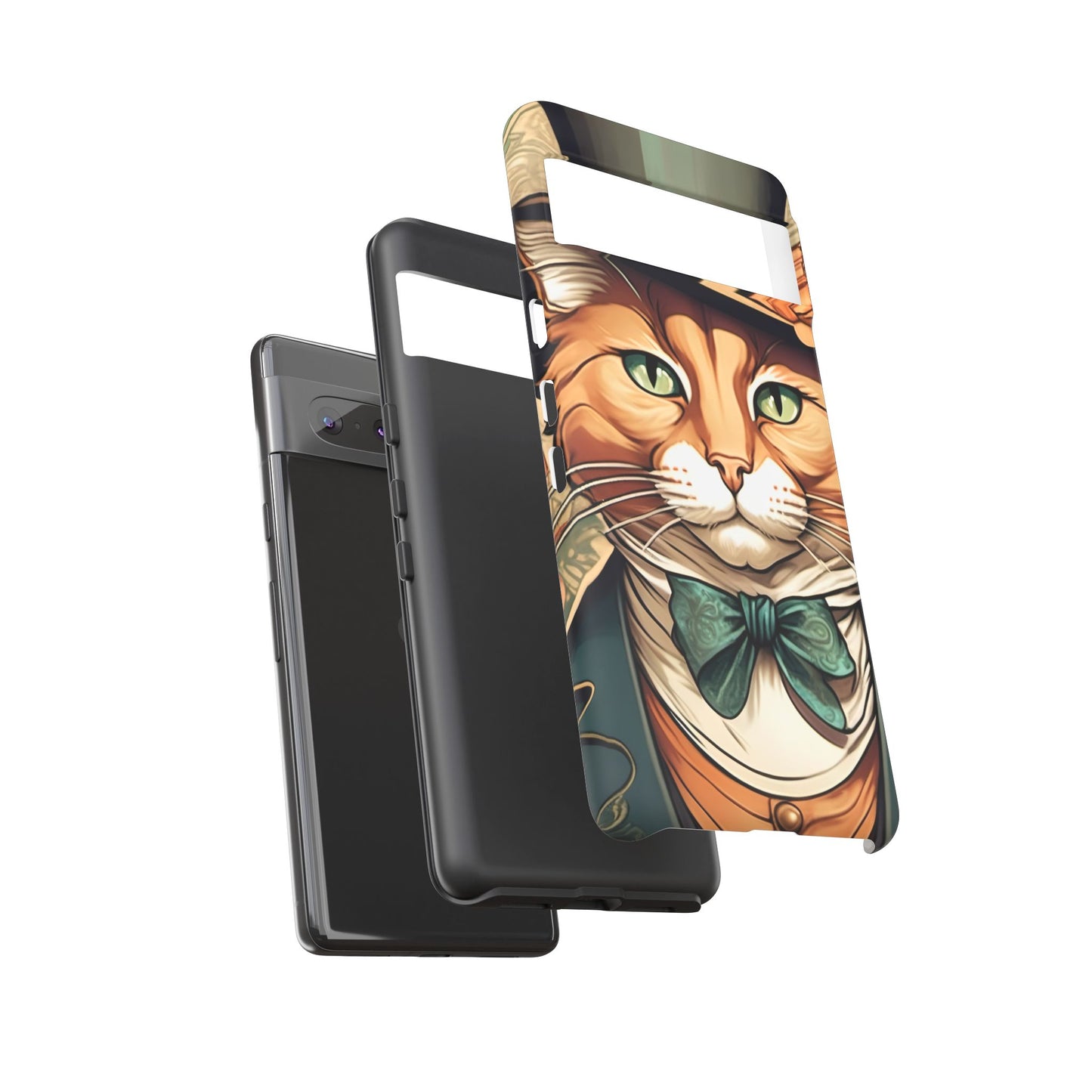 Alphonse Mucha Tough Phone Cases (A gentleman cat)