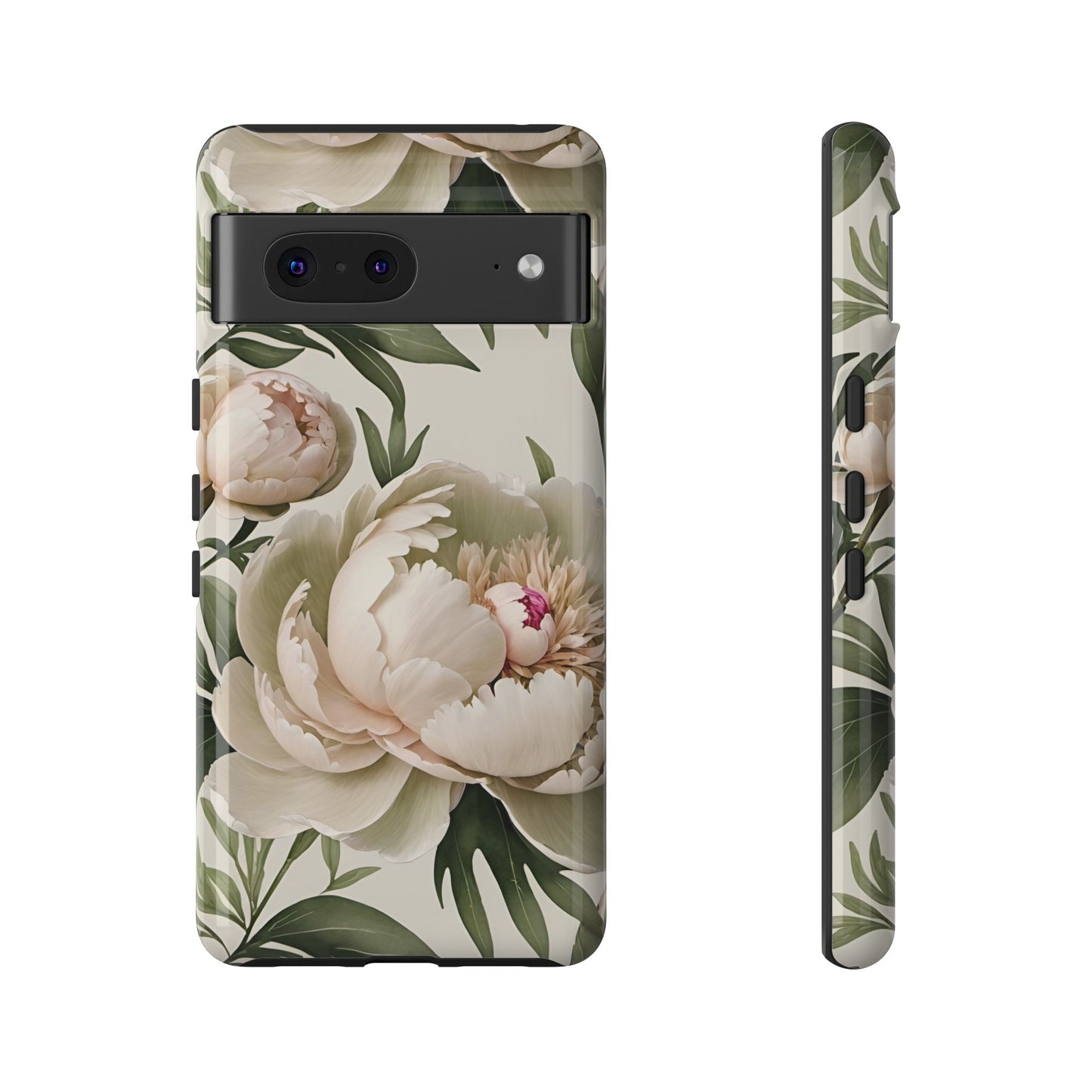 Watercolor Large Peonies Tough Cases