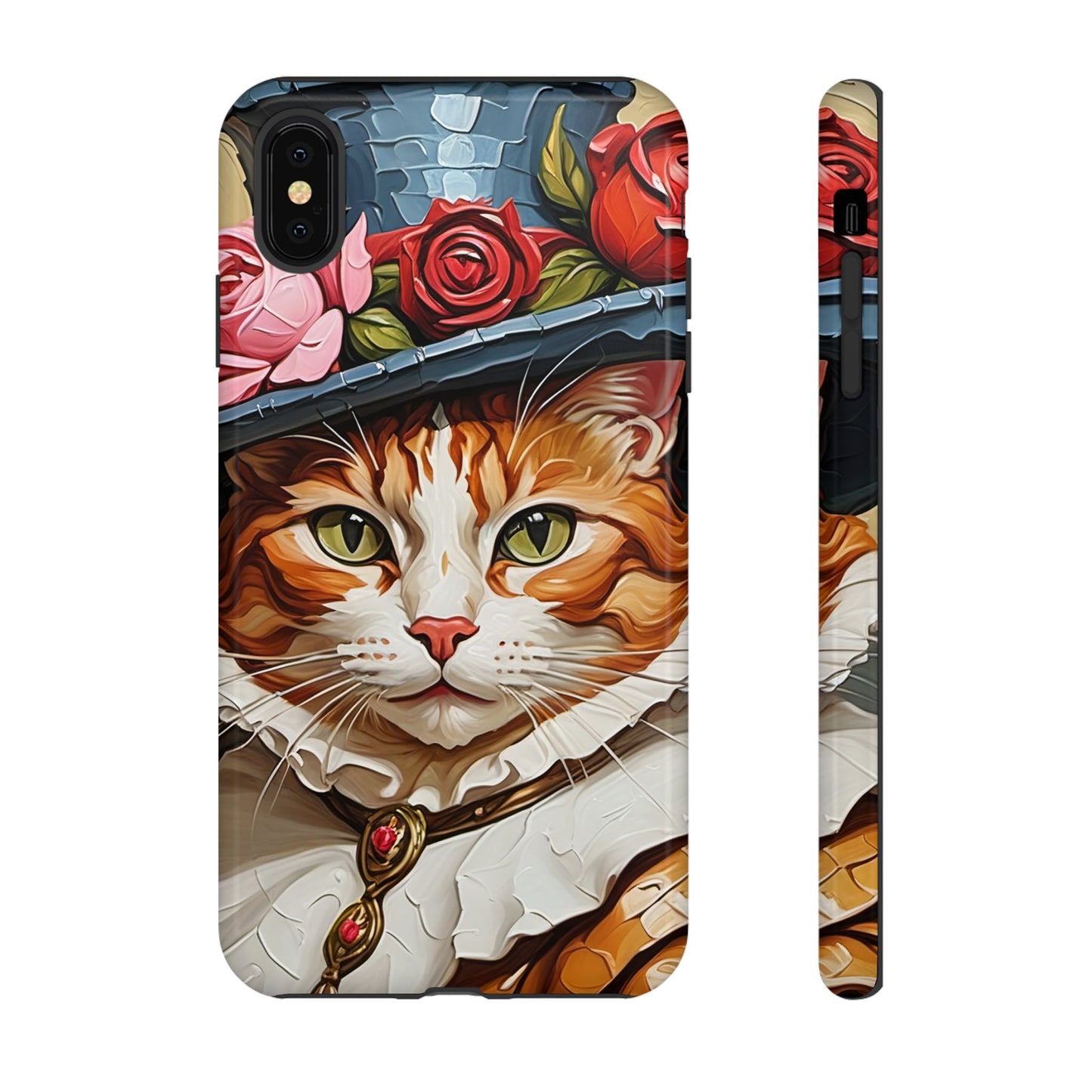 Oil Painting Cat Tough Phone Cases (A Gentleman)