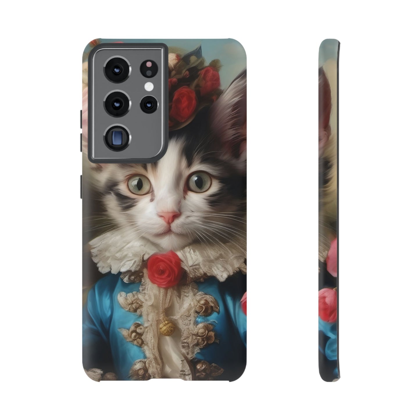Rococo Cat Tough Phone Cases (A Kitten)