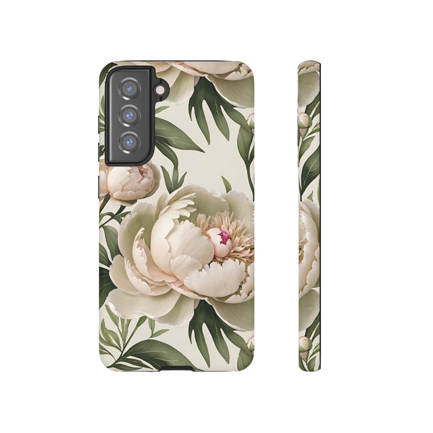Watercolor Large Peonies Tough Cases