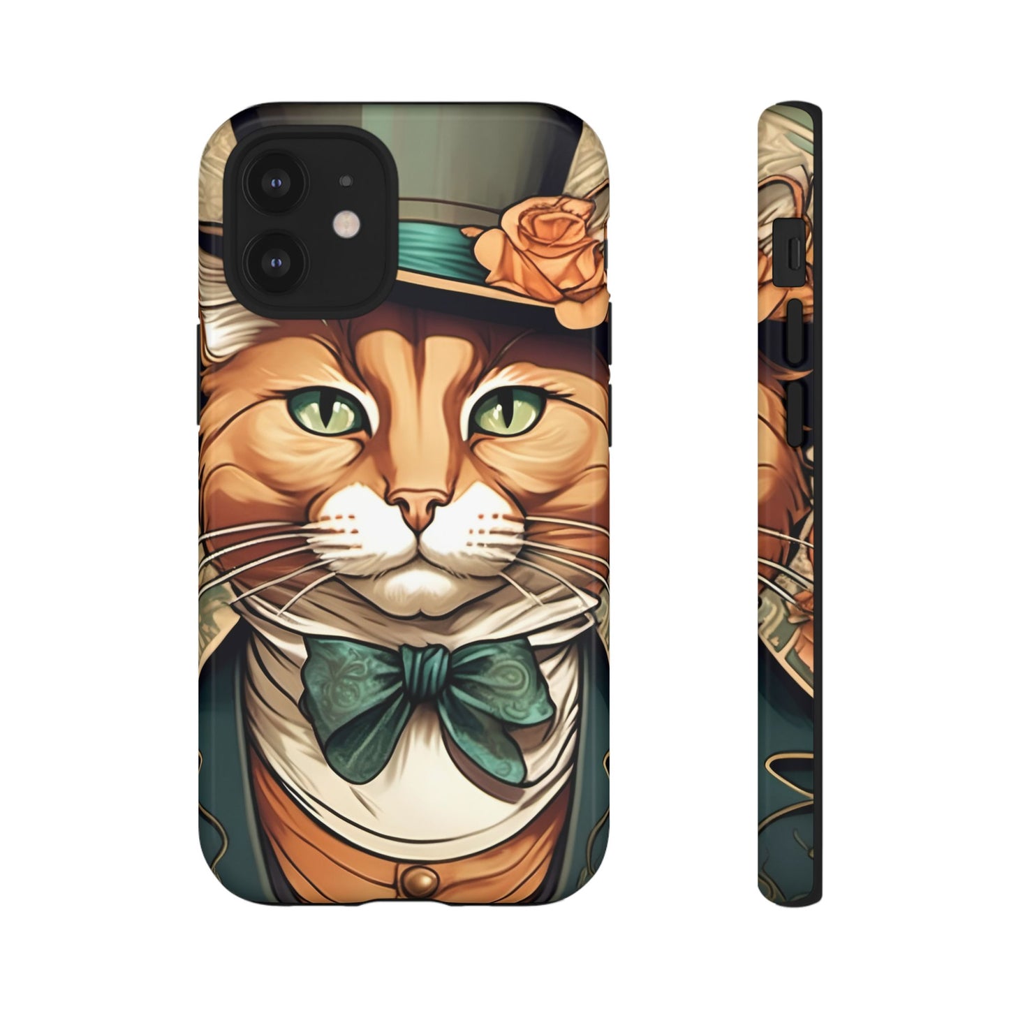 Alphonse Mucha Tough Phone Cases (A gentleman cat)