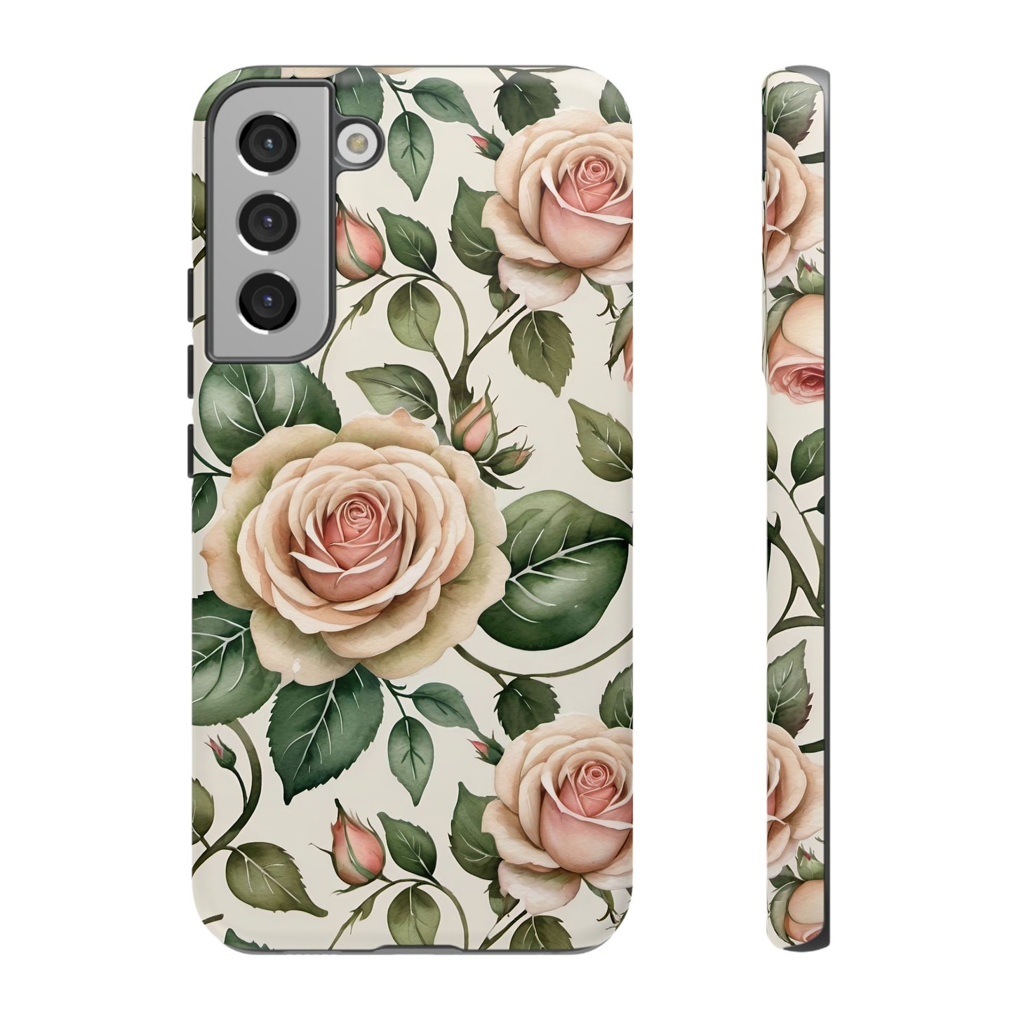 Watercolor Large Roses Tough Cases 2