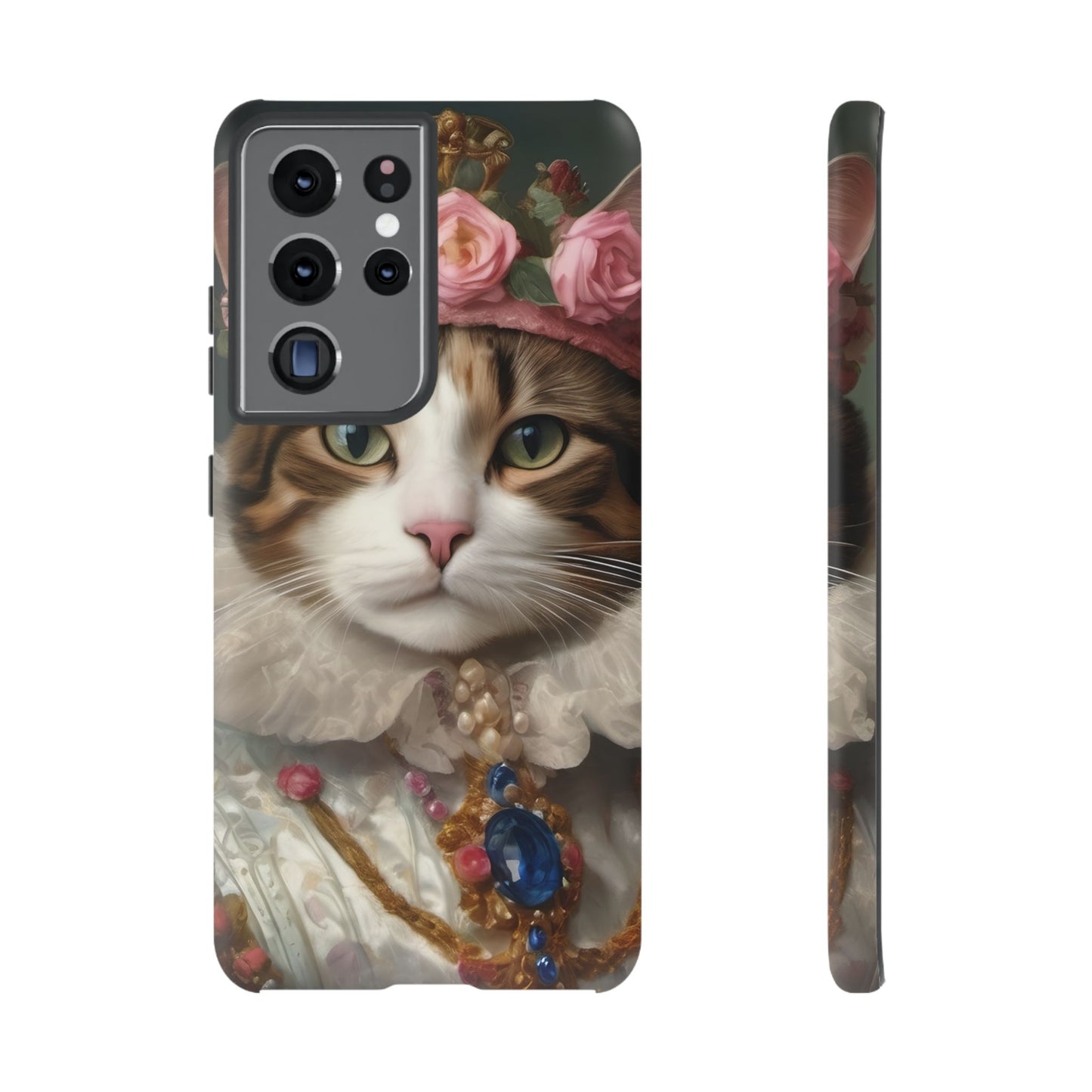 Rococo Cat Tough Phone Cases (A Queen)