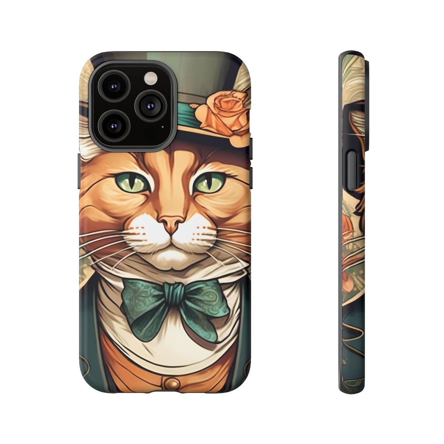 Alphonse Mucha Tough Phone Cases (A gentleman cat)
