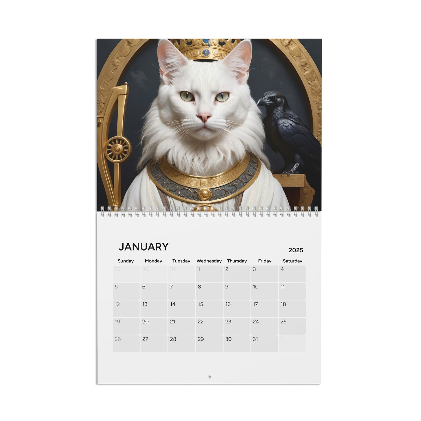 Cats of Olympus Calendar (2025)