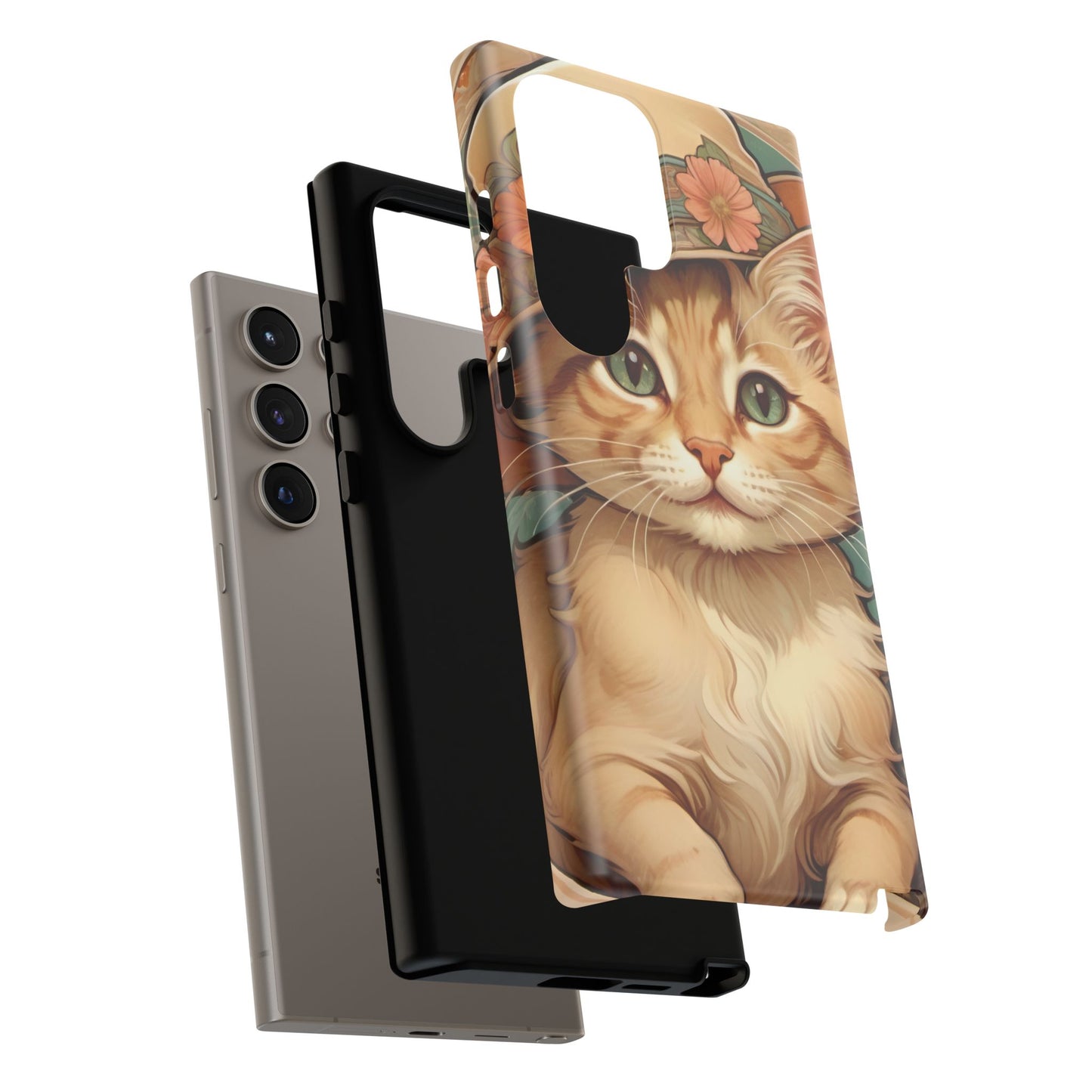 Alphonse Mucha Tough Phone Cases (A kitten)