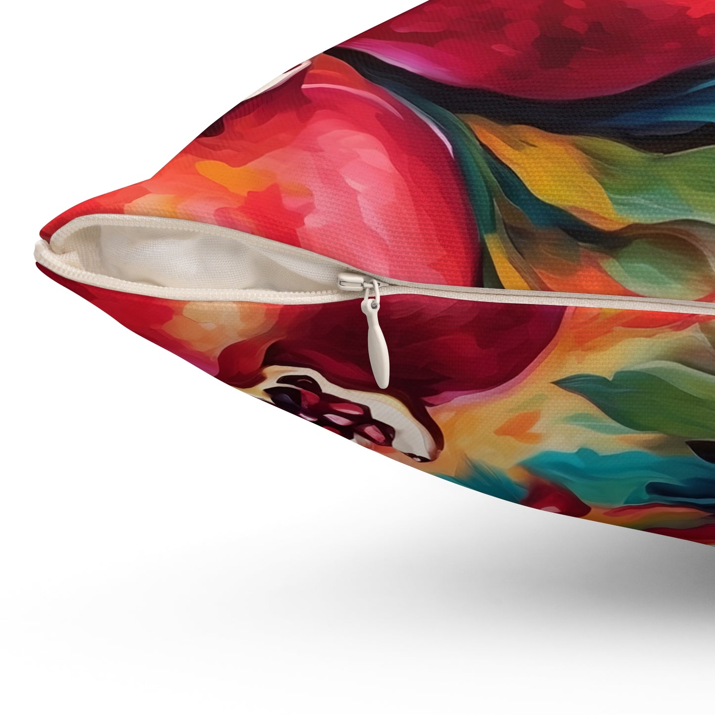 Vincent Van Gogh inspired Pomegranates Square Pillow