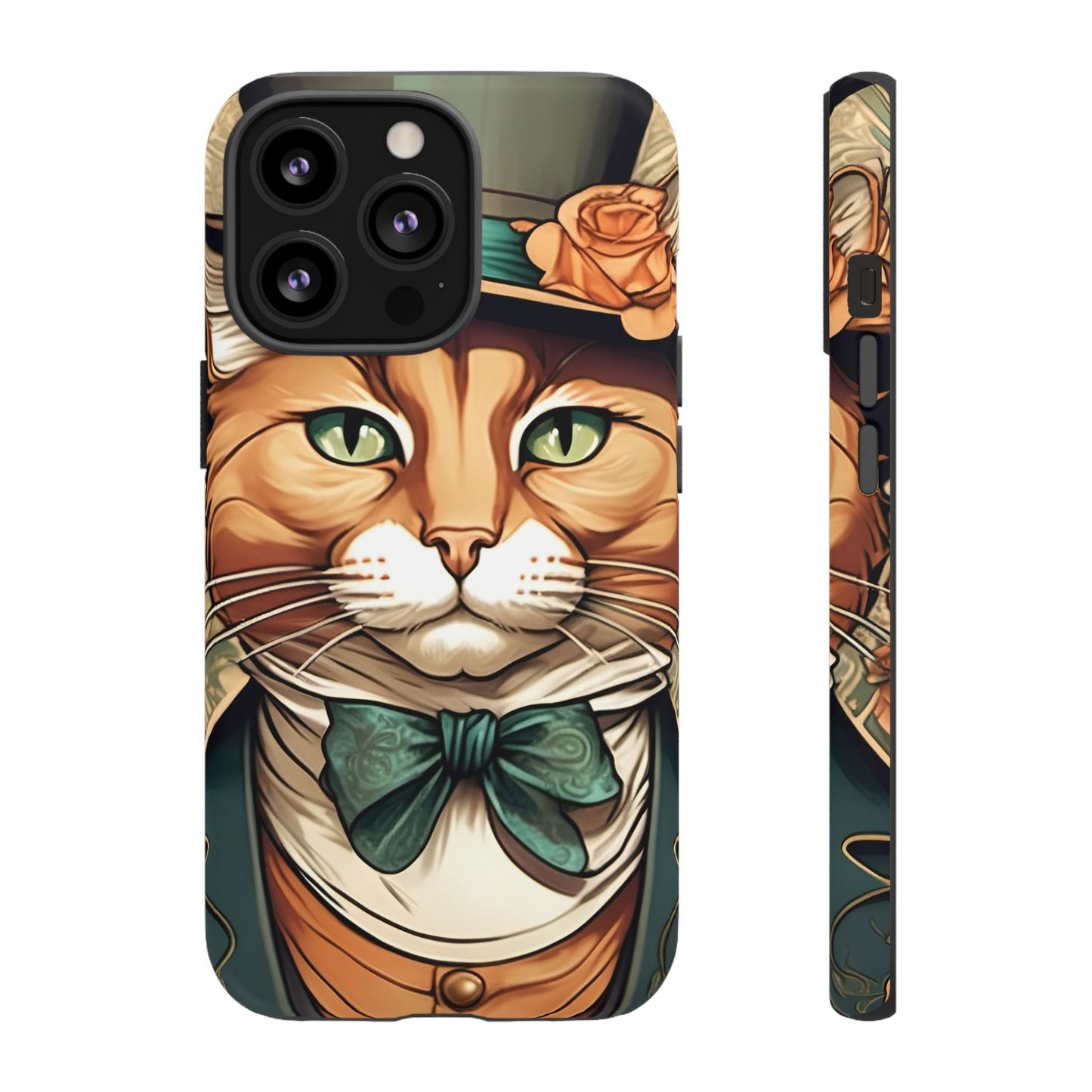 Alphonse Mucha Tough Phone Cases (A gentleman cat)