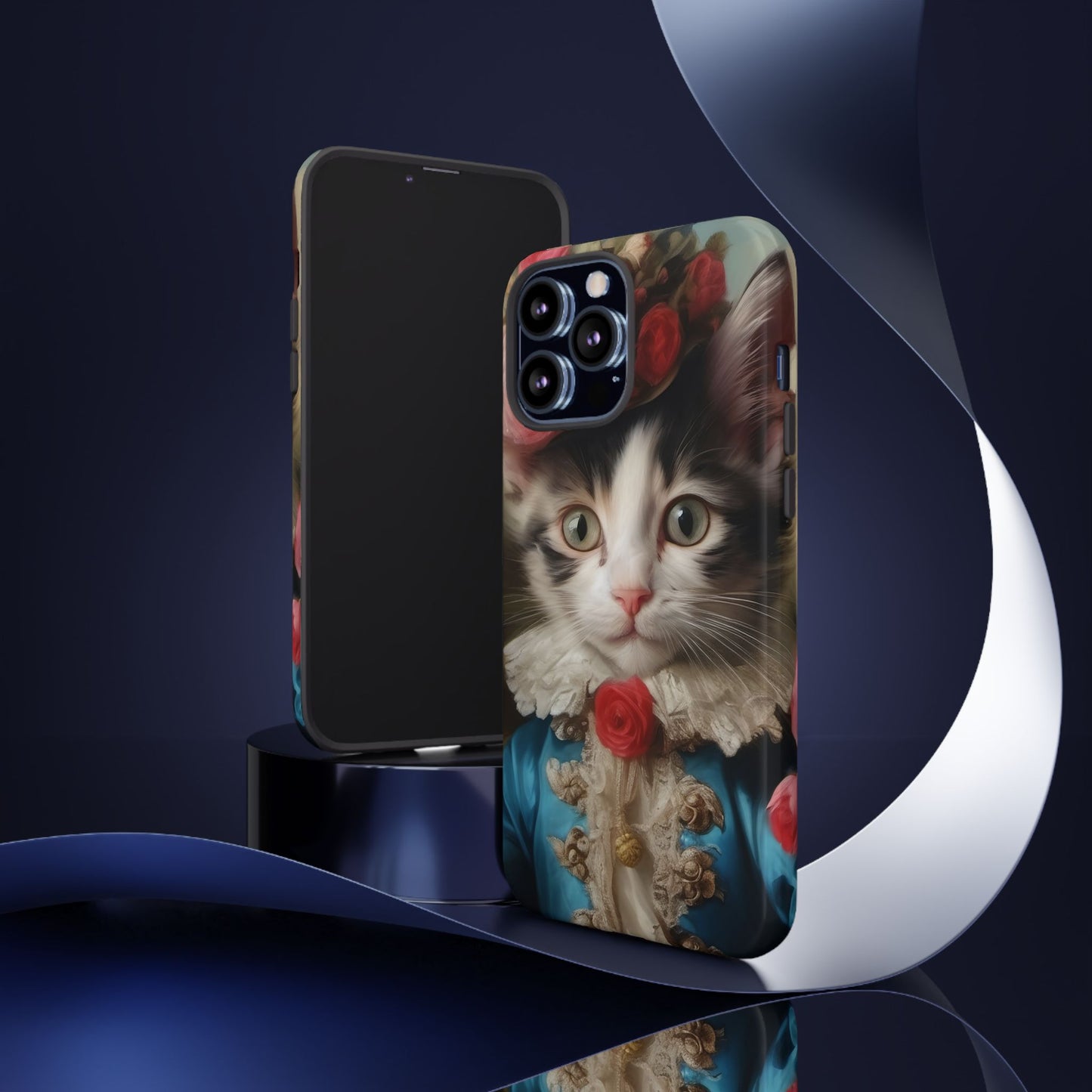 Rococo Cat Tough Phone Cases (A Kitten)
