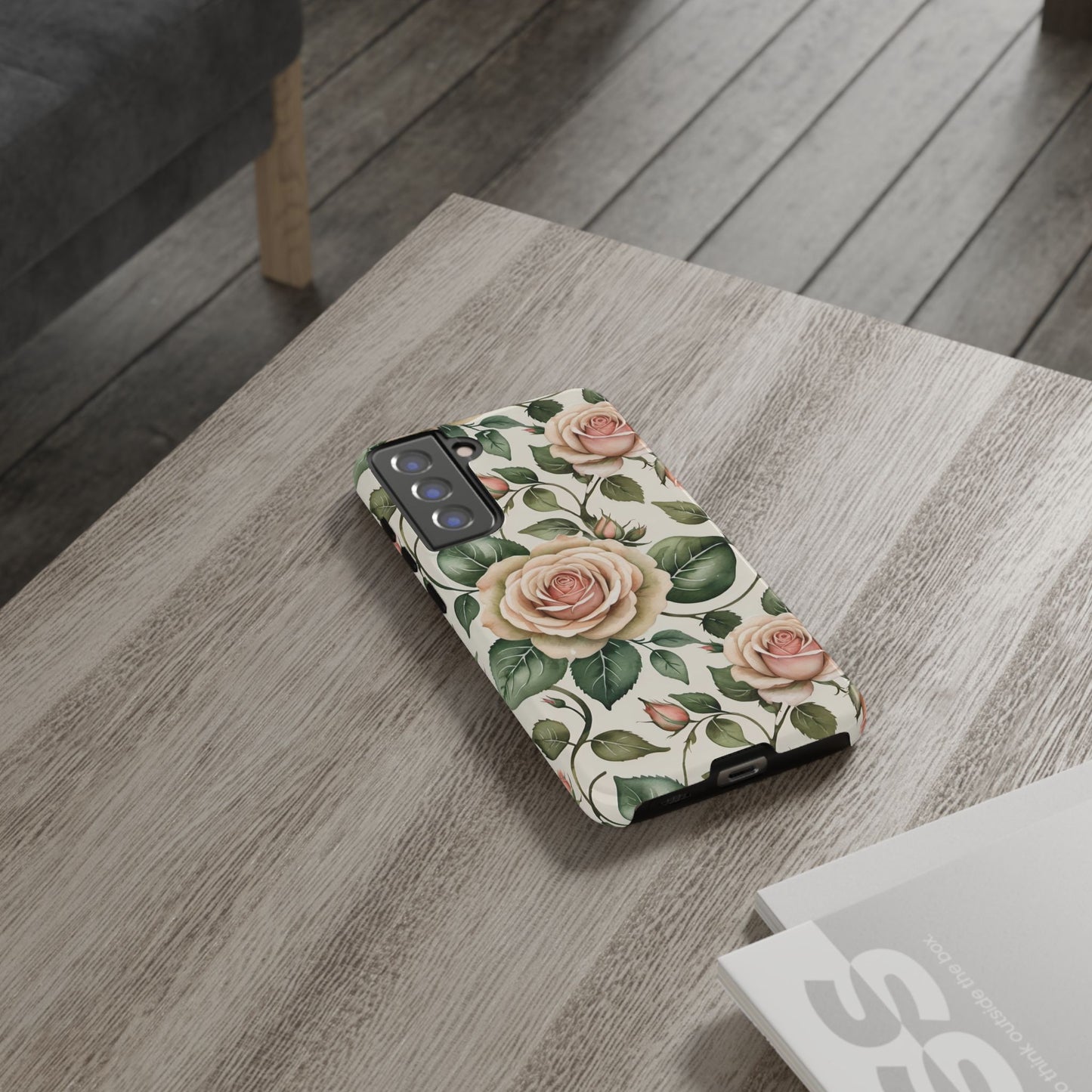 Watercolor Large Roses Tough Cases 2