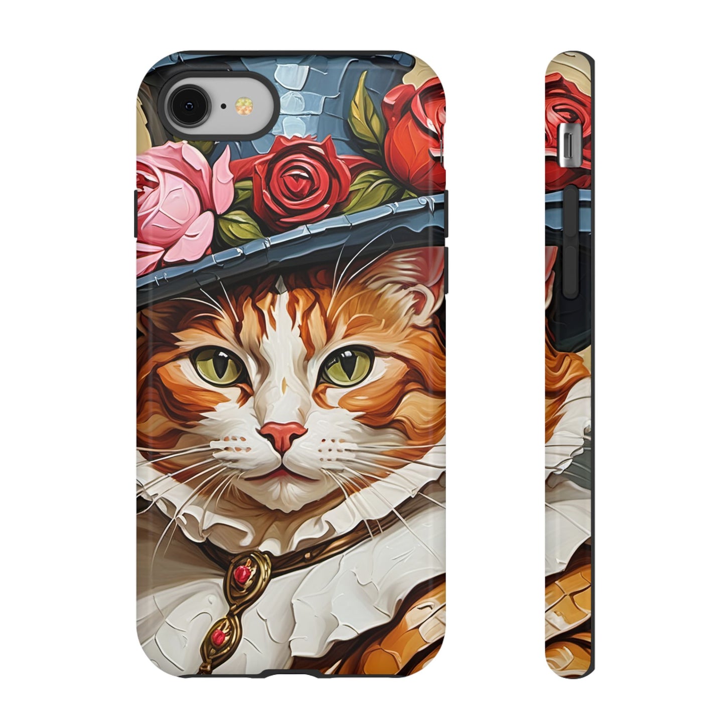 Oil Painting Cat Tough Phone Cases (A Gentleman)