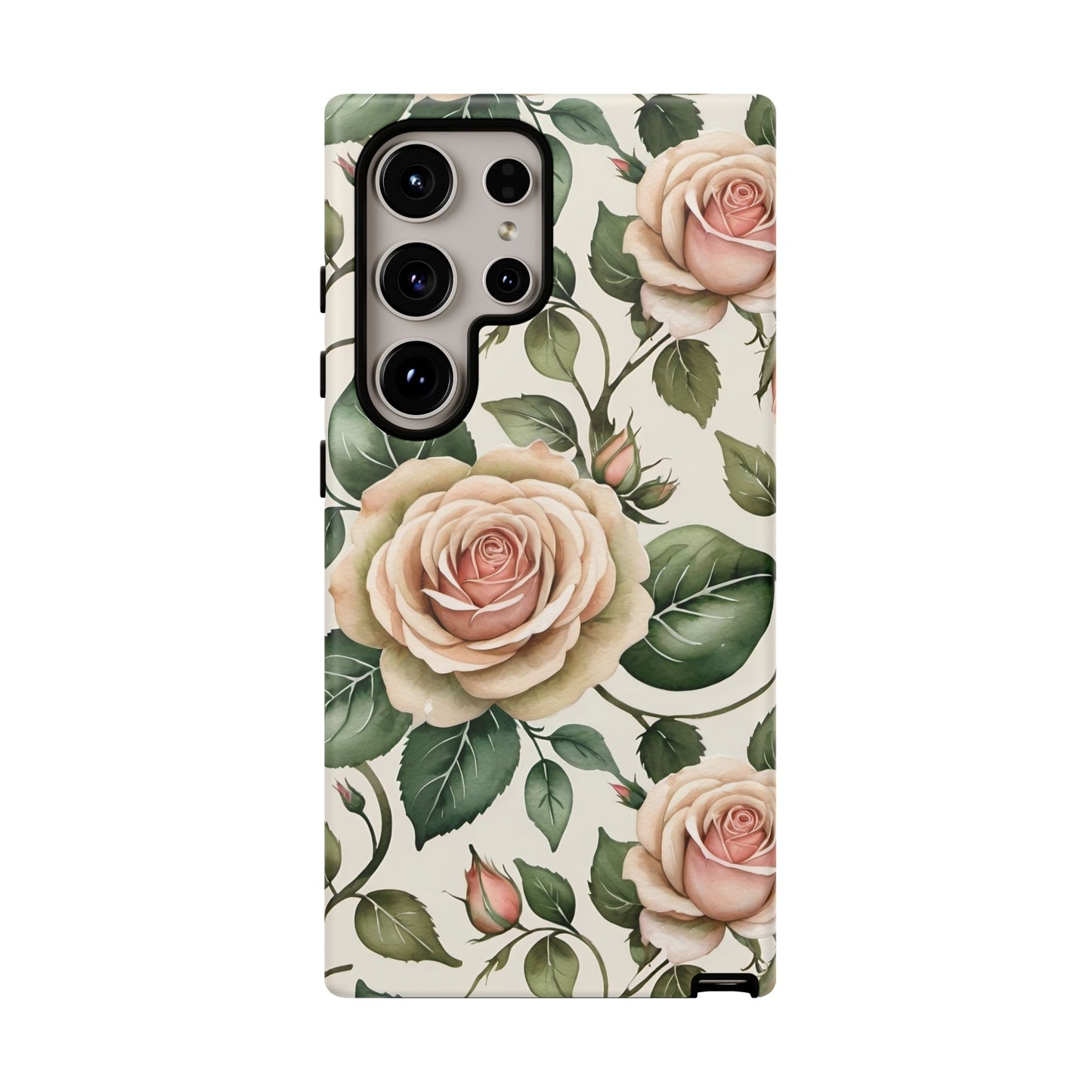 Watercolor Large Roses Tough Cases 2