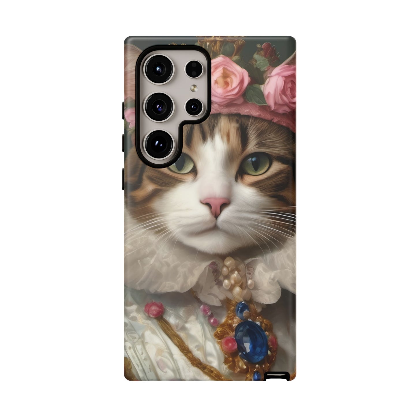 Rococo Cat Tough Phone Cases (A Queen)