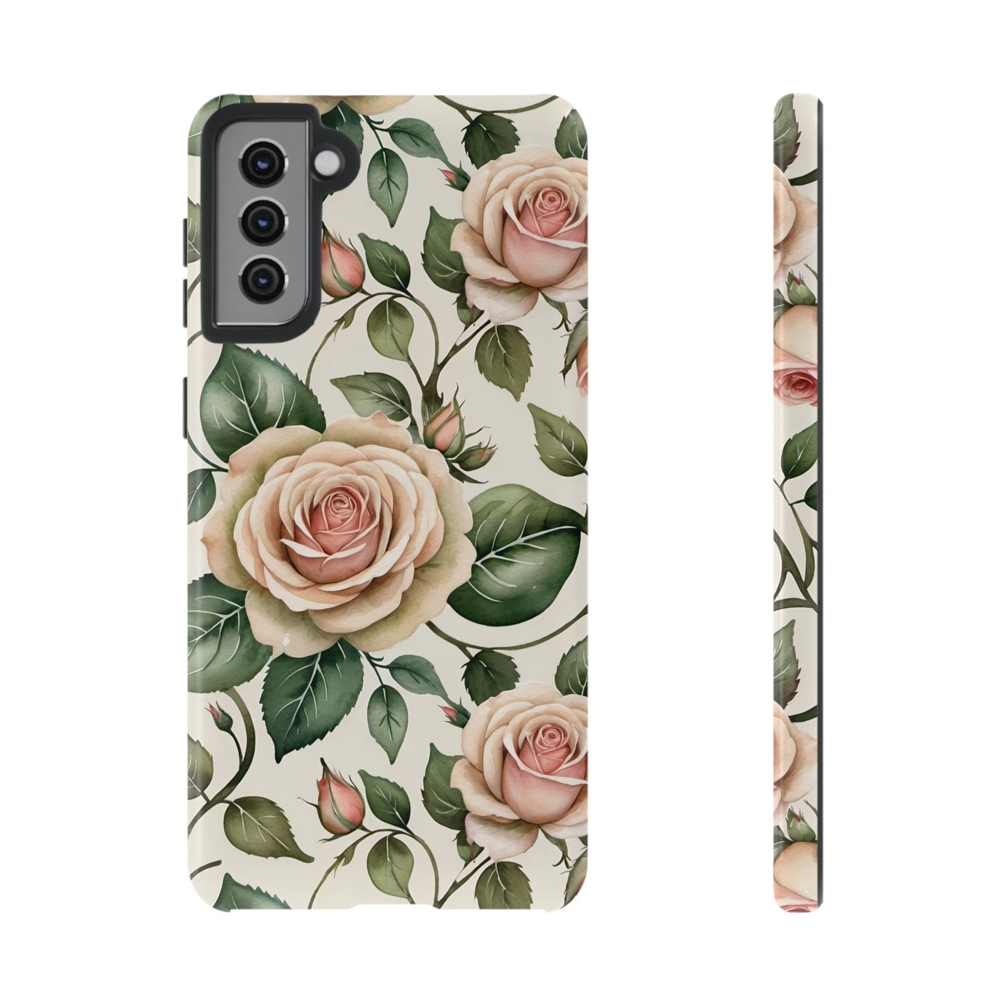 Watercolor Large Roses Tough Cases 2