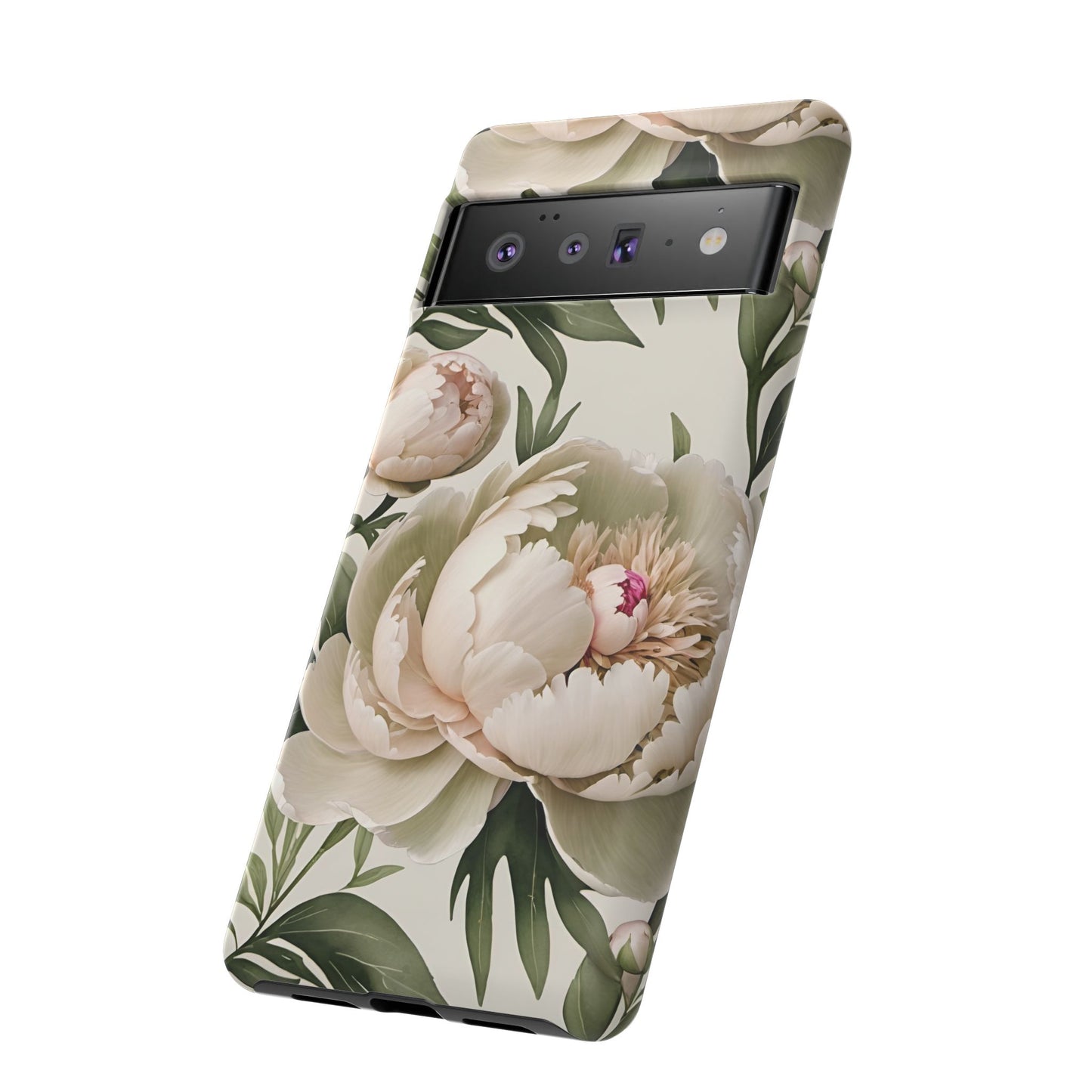 Watercolor Large Peonies Tough Cases