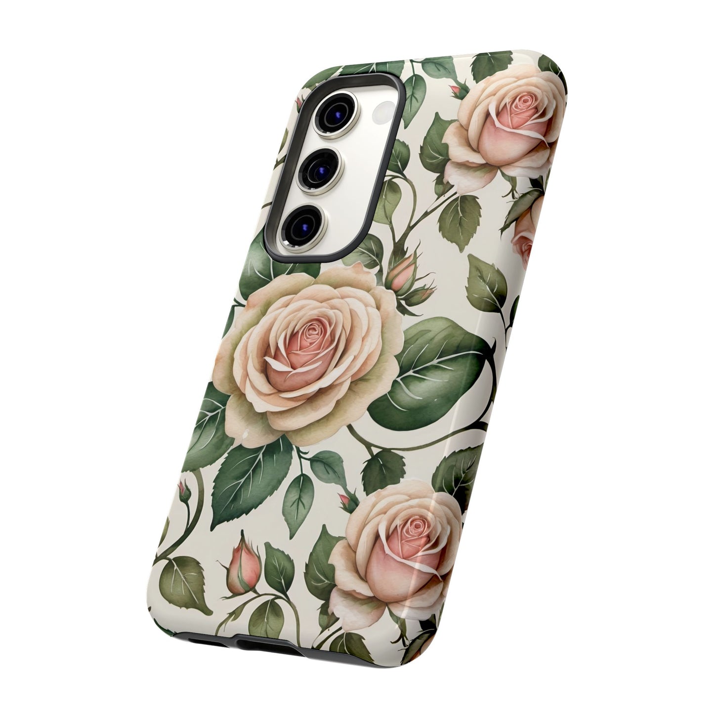 Watercolor Large Roses Tough Cases 2