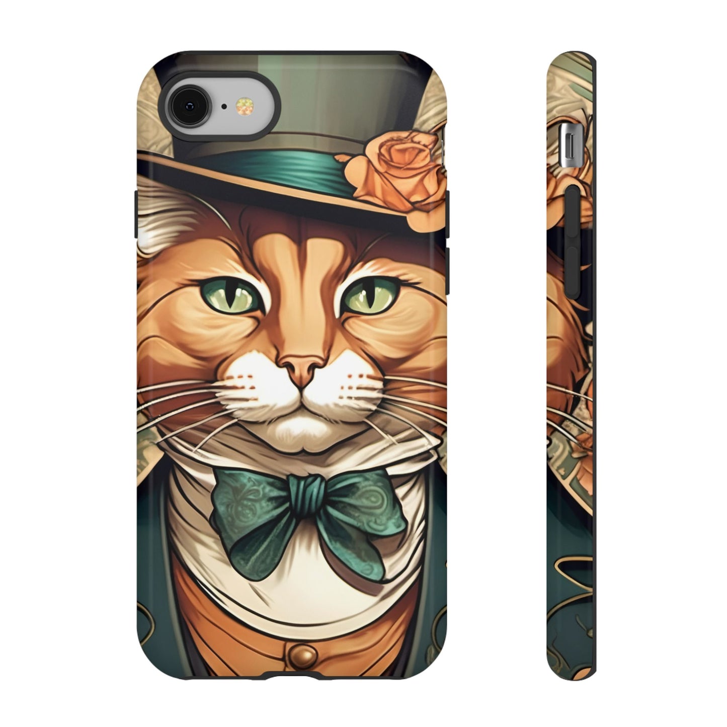 Alphonse Mucha Tough Phone Cases (A gentleman cat)