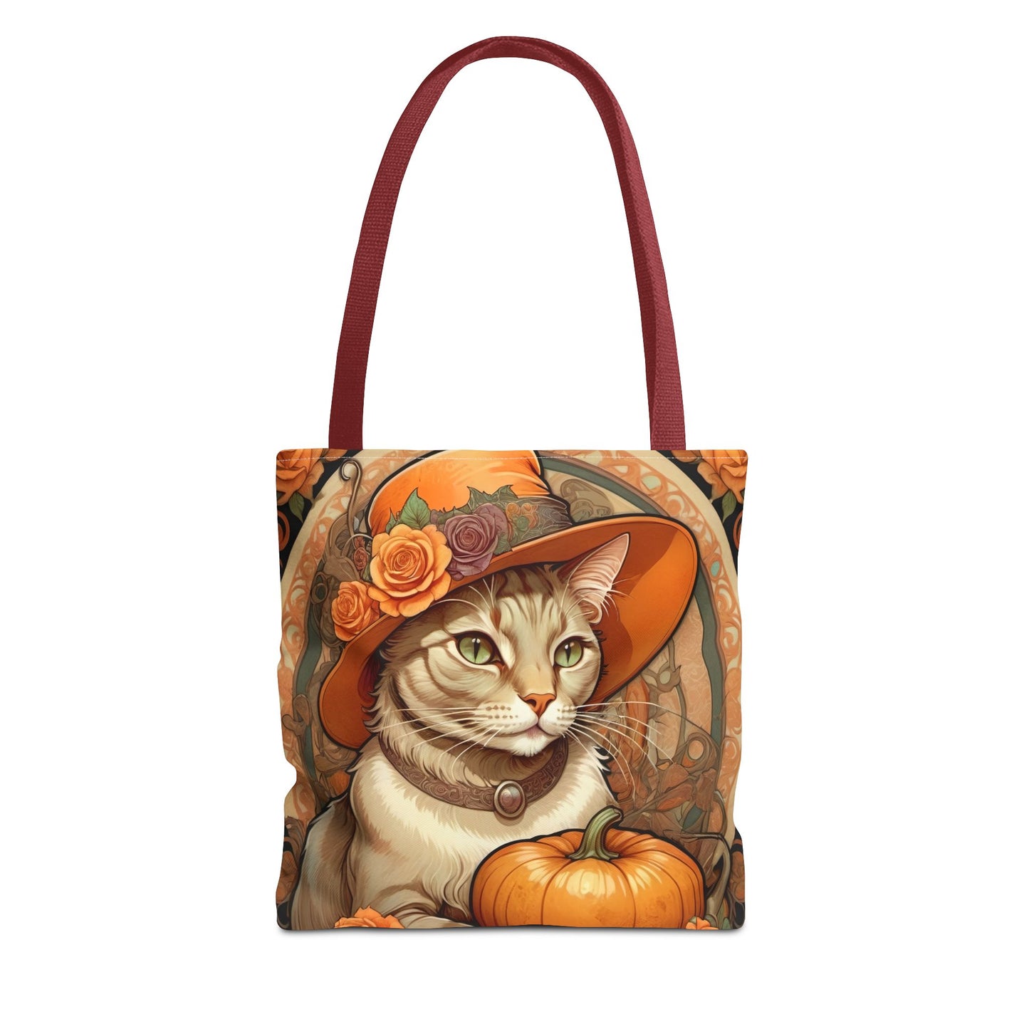 Halloween Art Nouveau Cat Tote