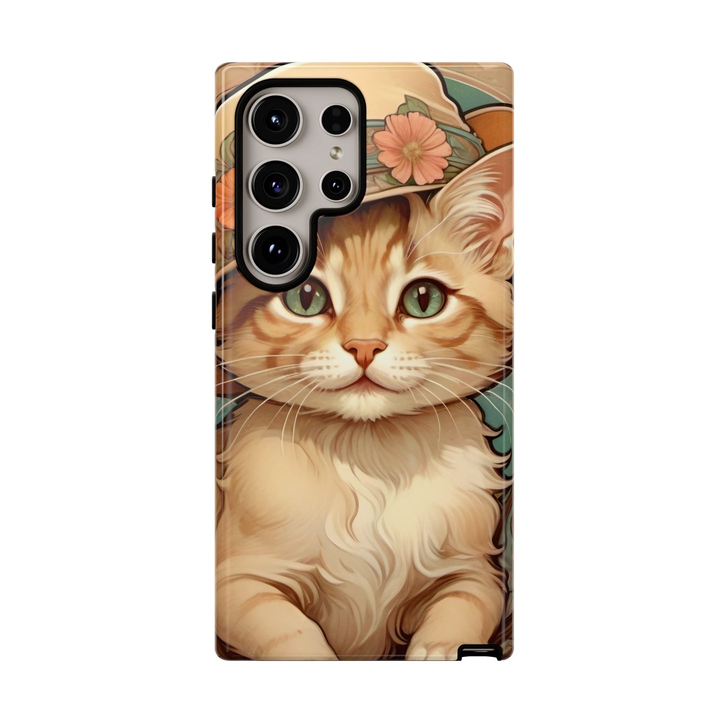Alphonse Mucha Tough Phone Cases (A kitten)