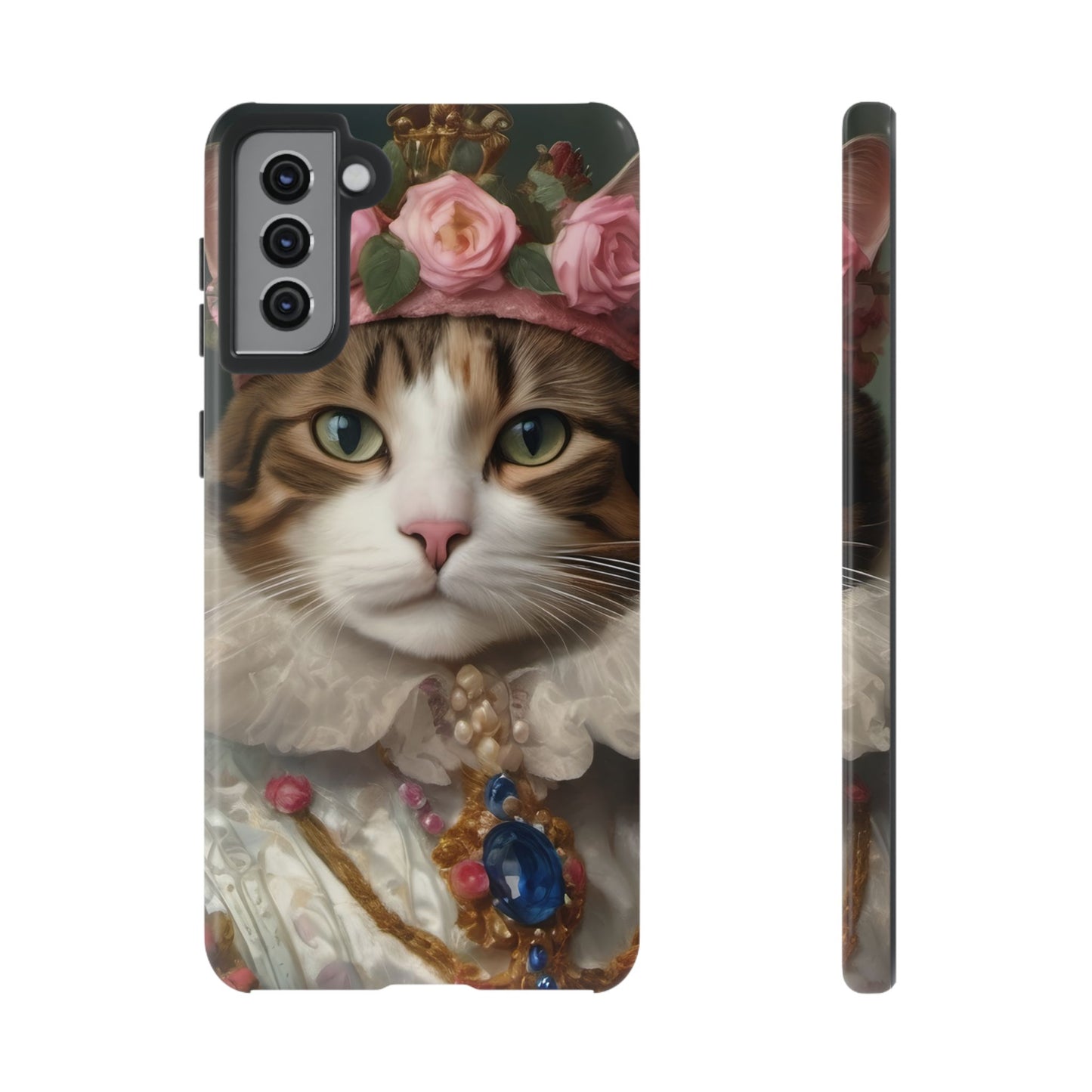 Rococo Cat Tough Phone Cases (A Queen)