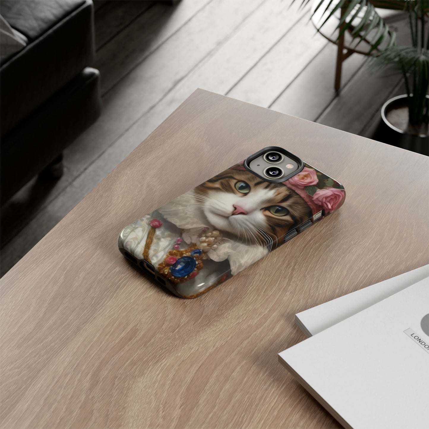 Rococo Cat Tough Phone Cases (A Queen)
