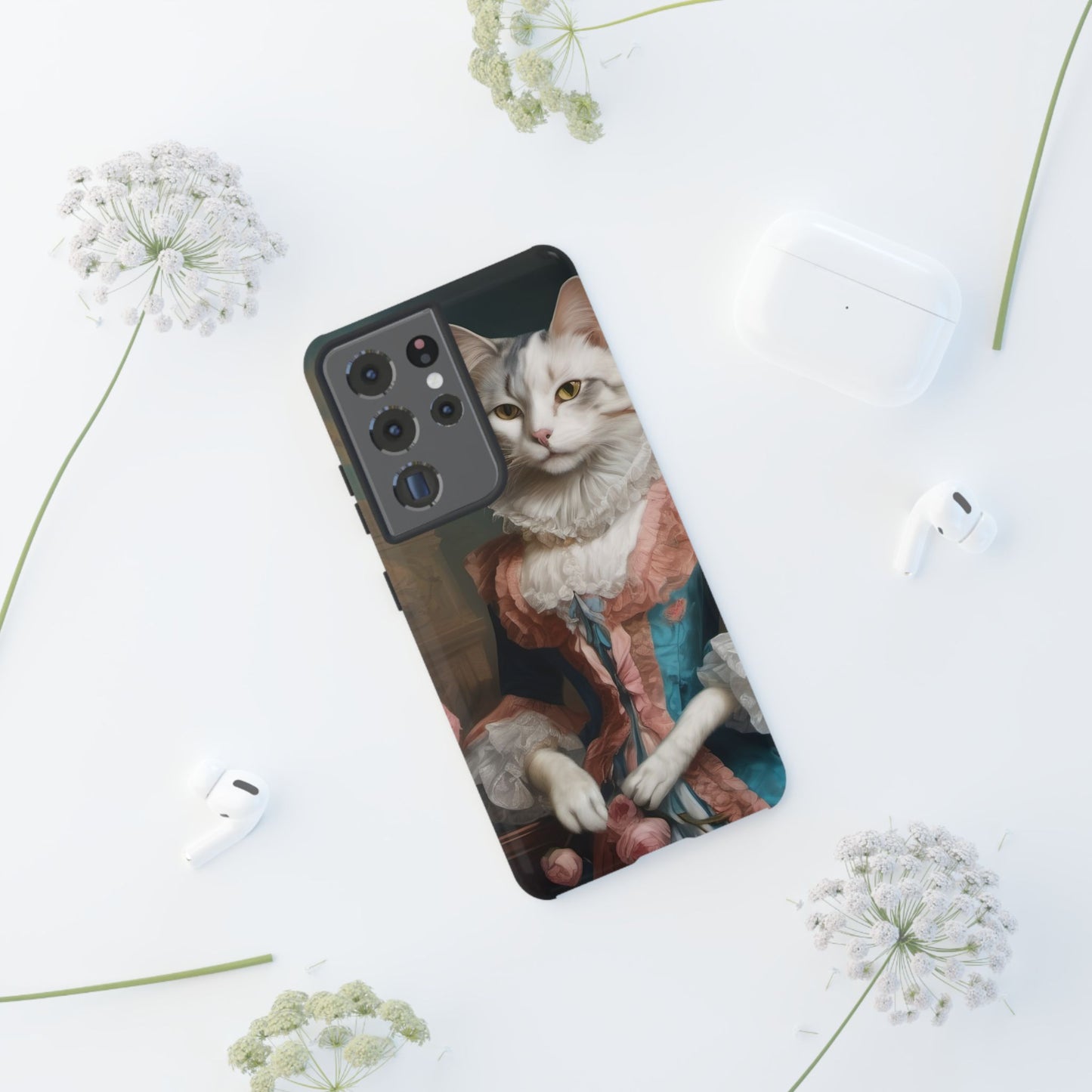 Rococo Cat Tough Phone Cases (A Queen 3)