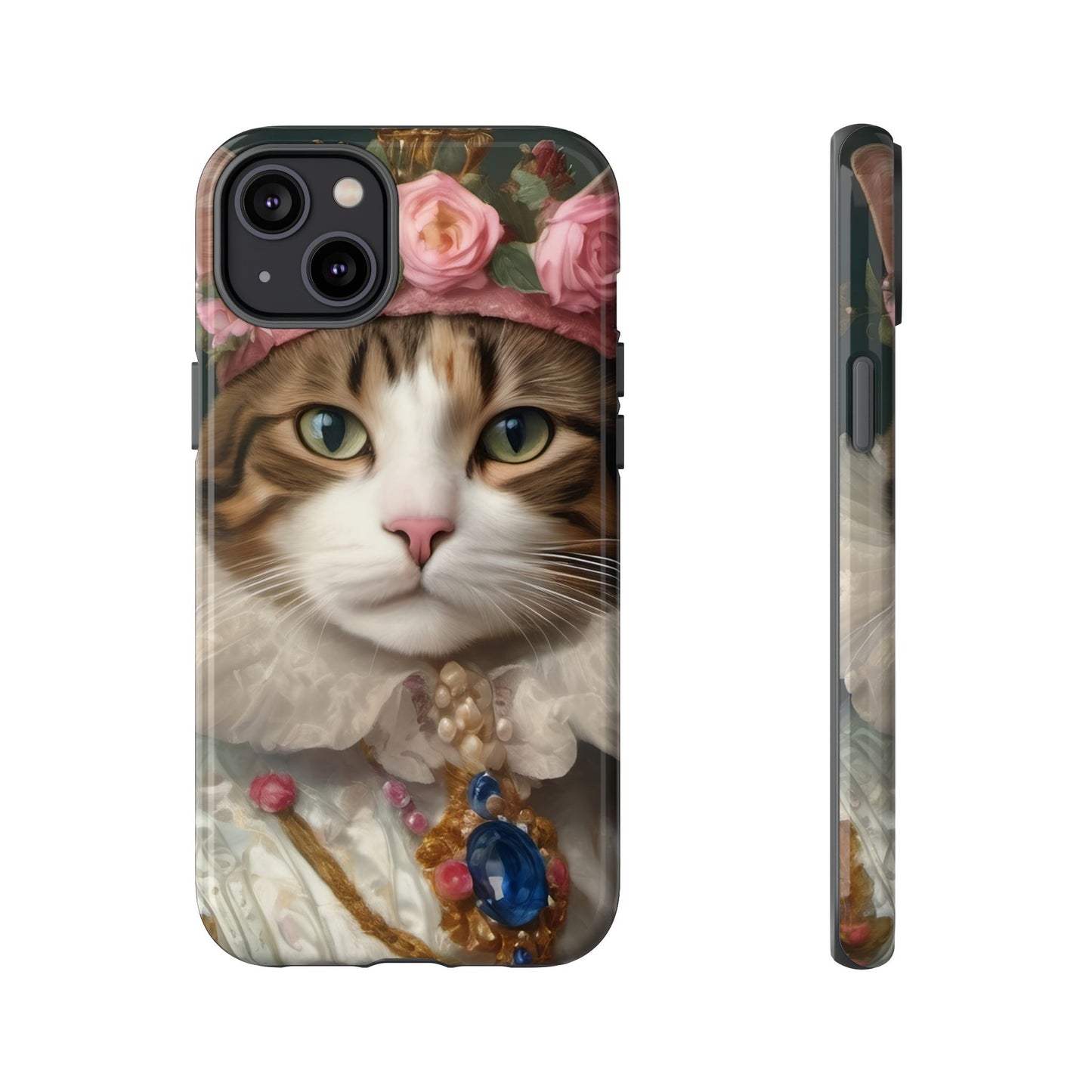 Rococo Cat Tough Phone Cases (A Queen)