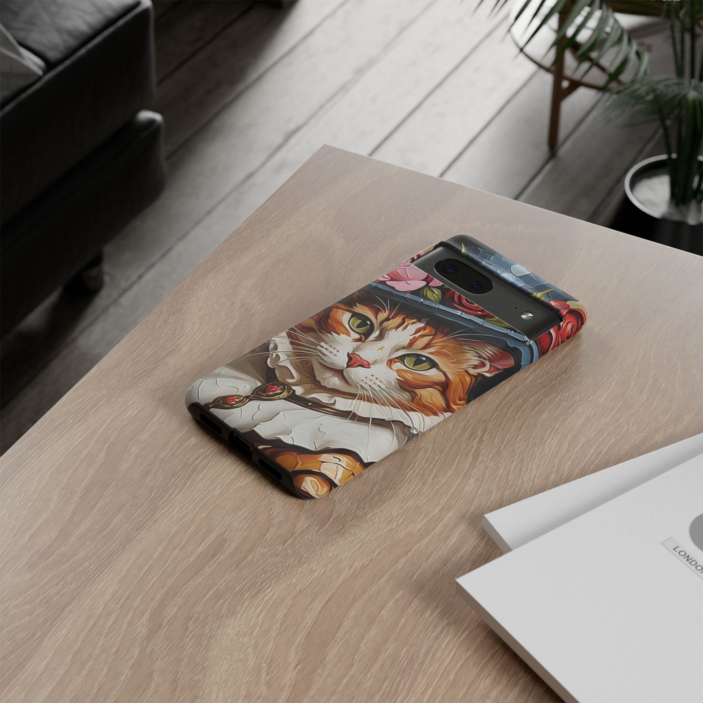 Oil Painting Cat Tough Phone Cases (A Gentleman)