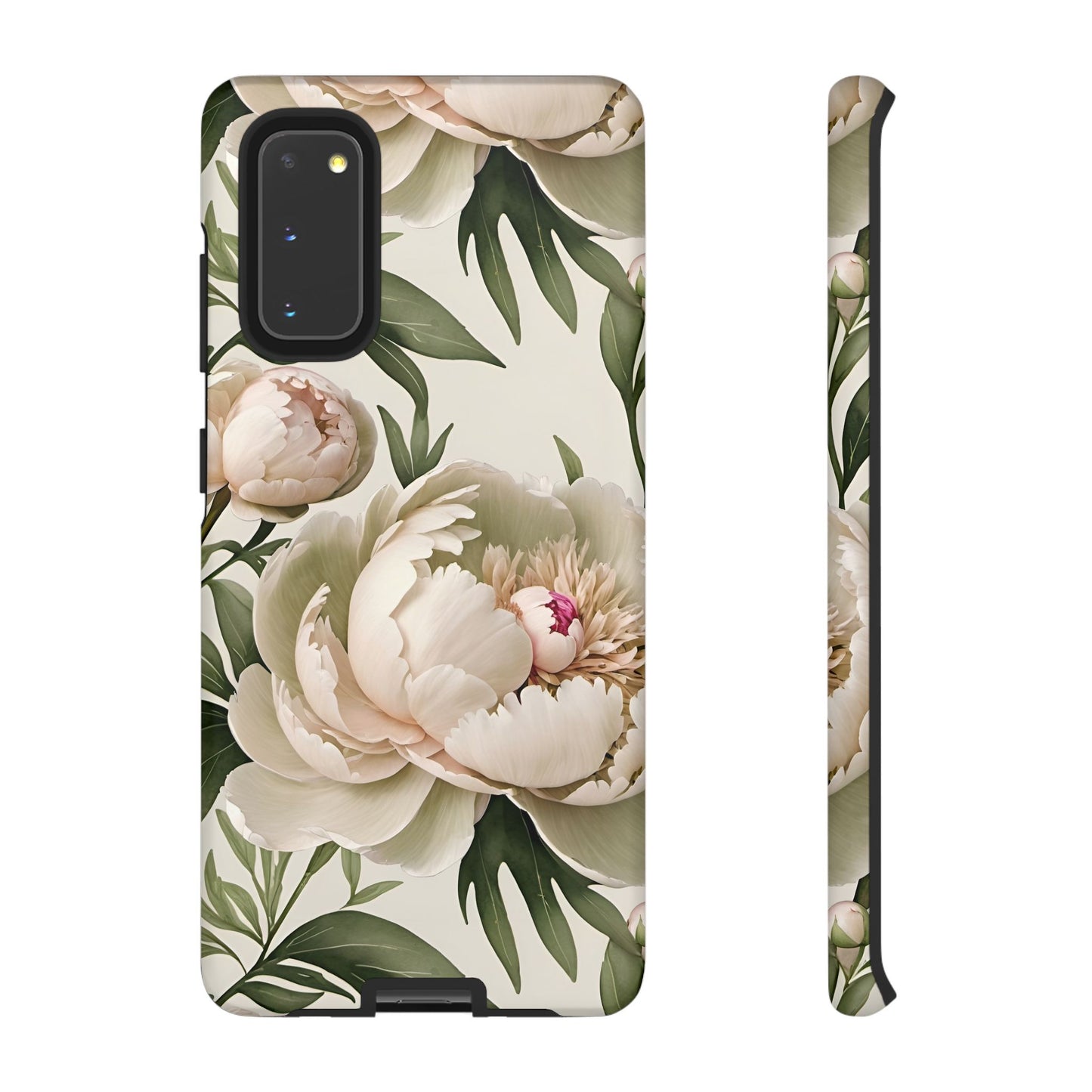 Watercolor Large Peonies Tough Cases