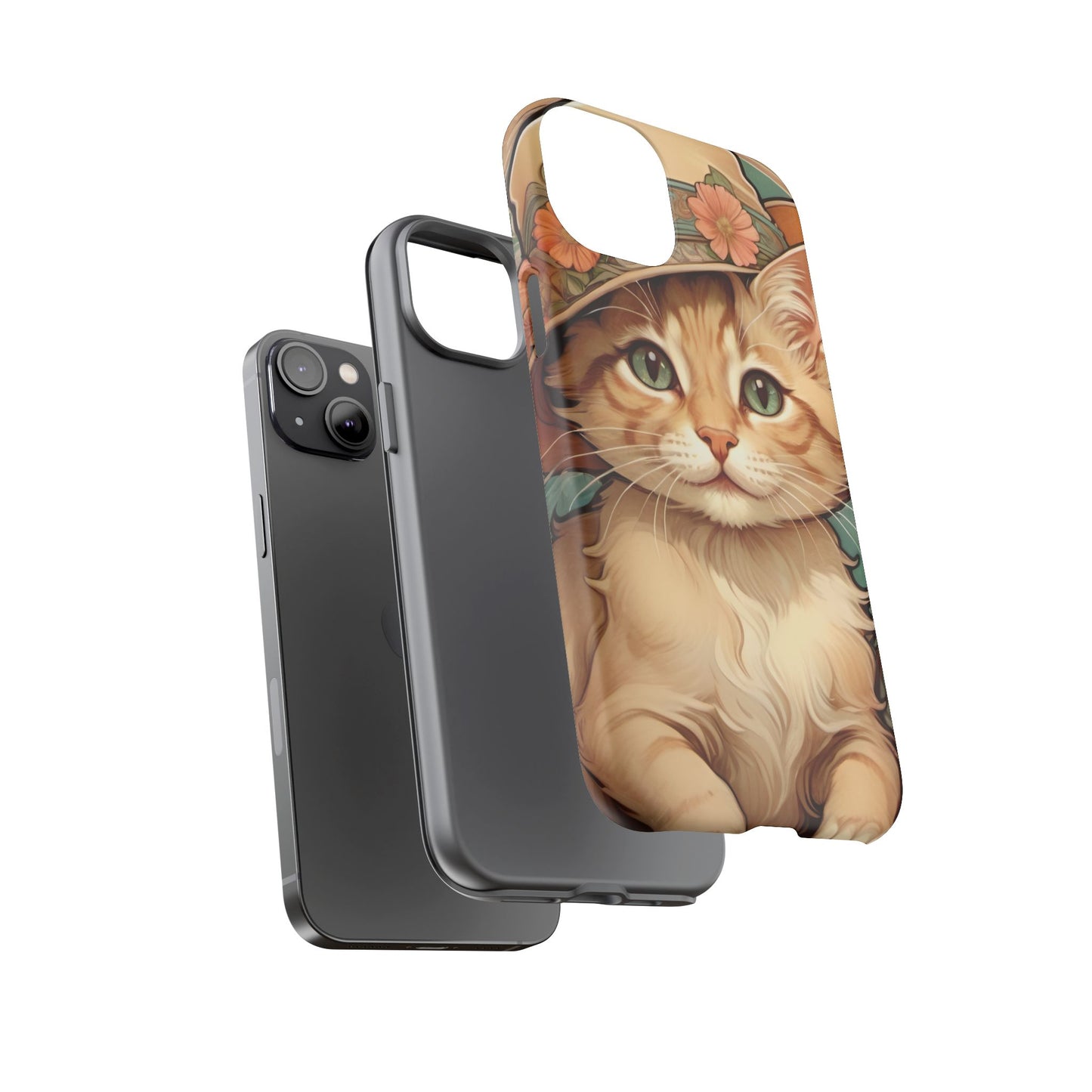 Alphonse Mucha Tough Phone Cases (A kitten)