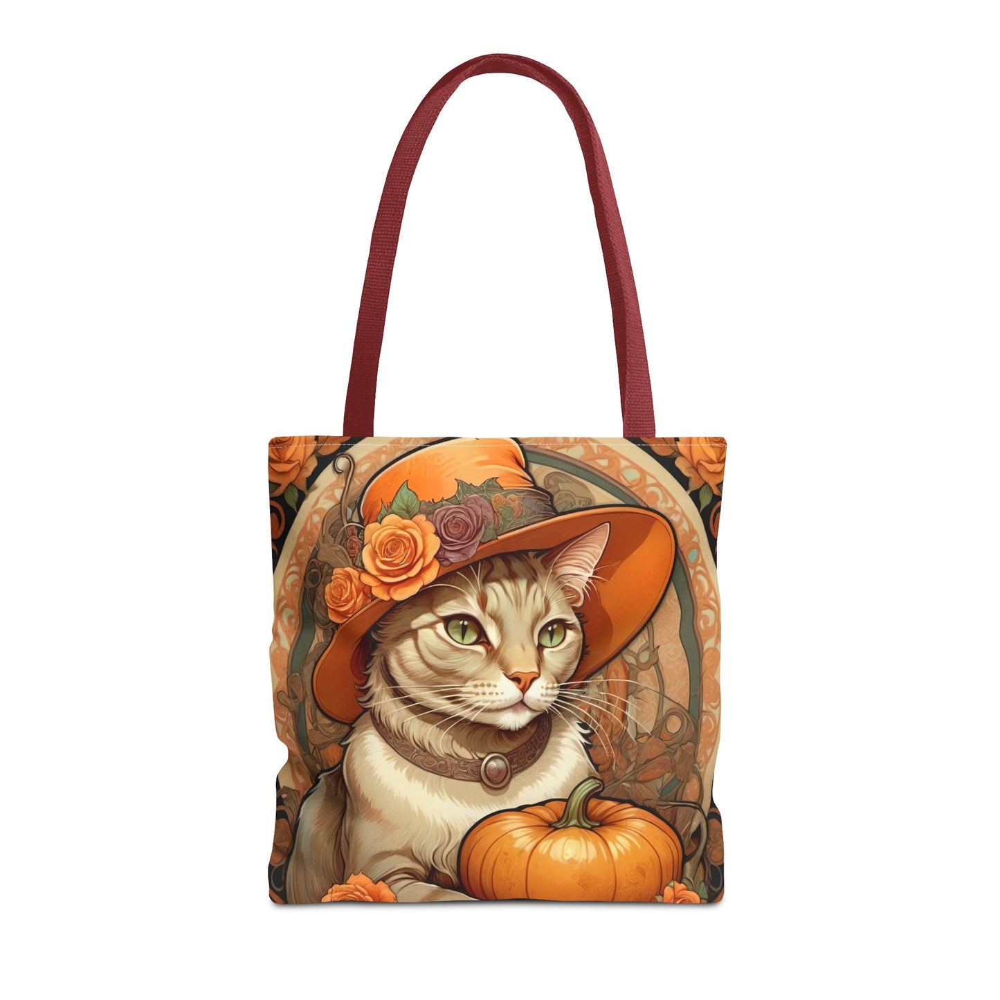 Halloween Art Nouveau Cat Tote