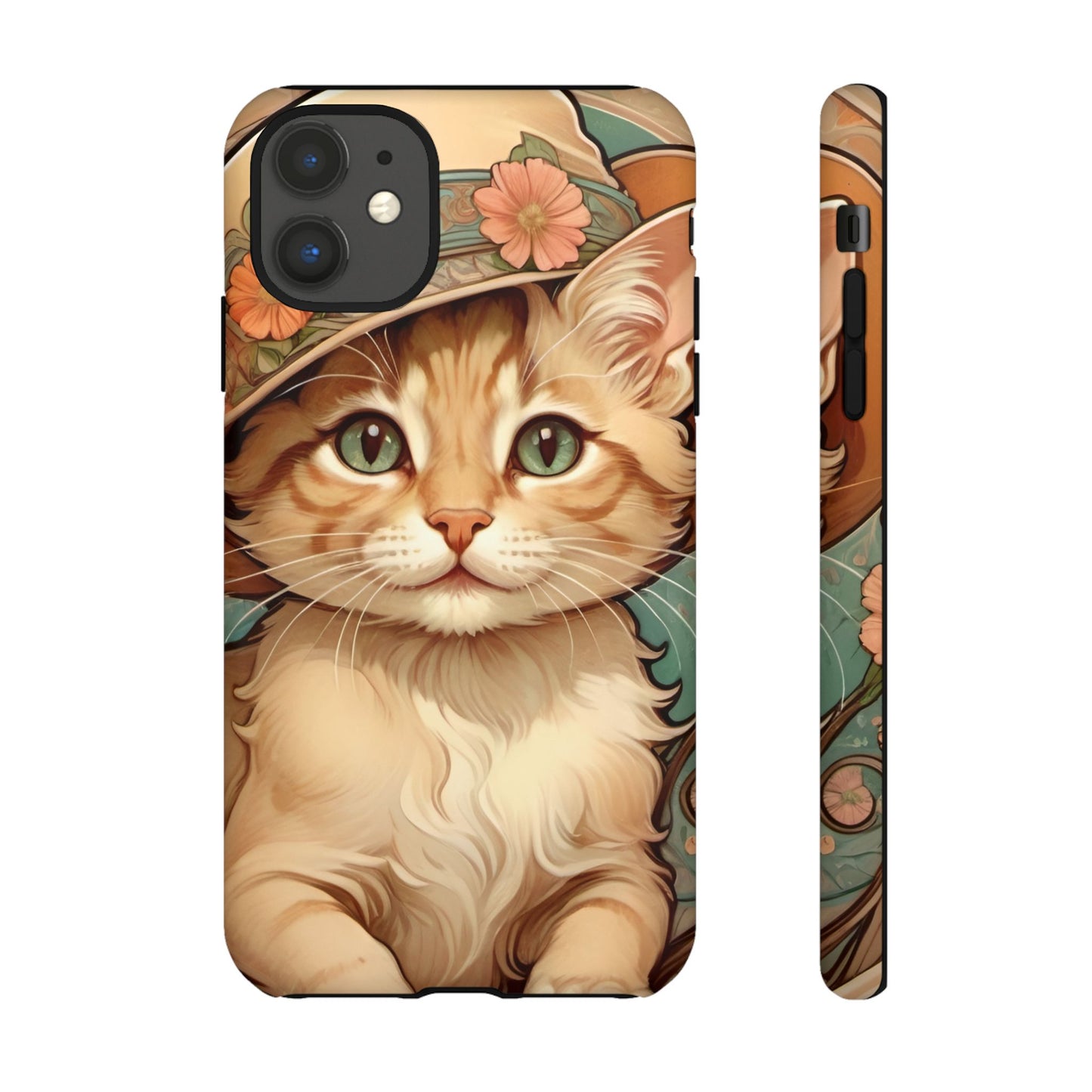 Alphonse Mucha Tough Phone Cases (A kitten)