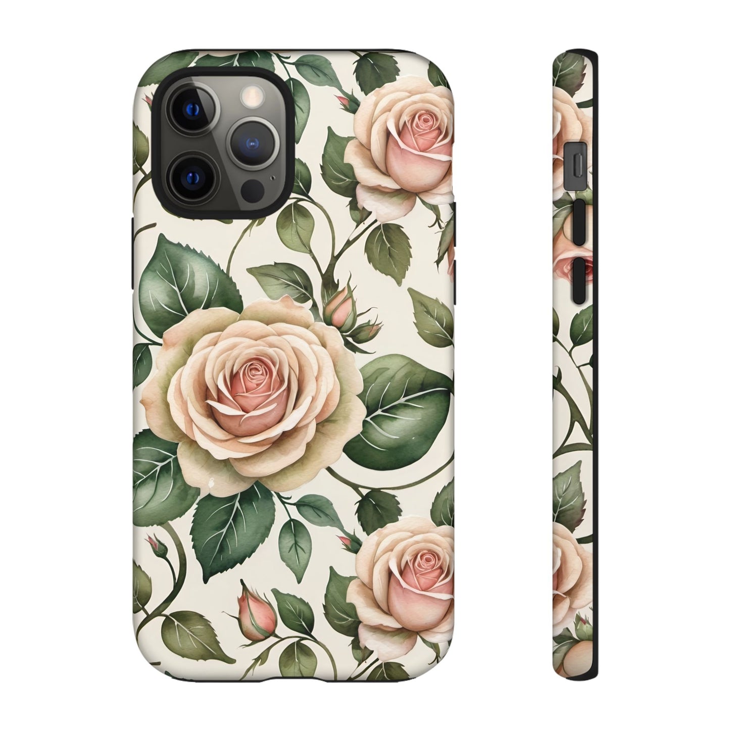 Watercolor Large Roses Tough Cases 2