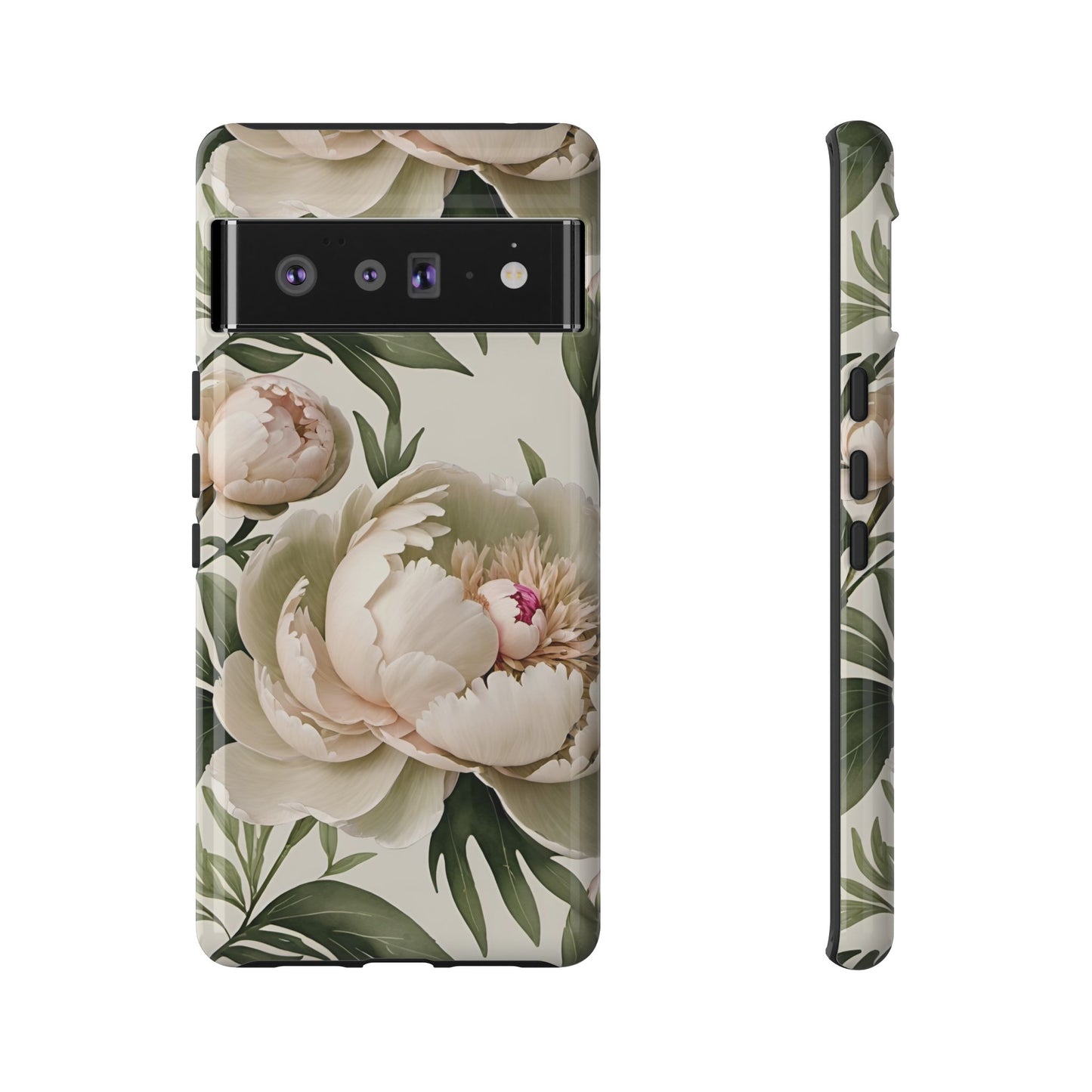 Watercolor Large Peonies Tough Cases