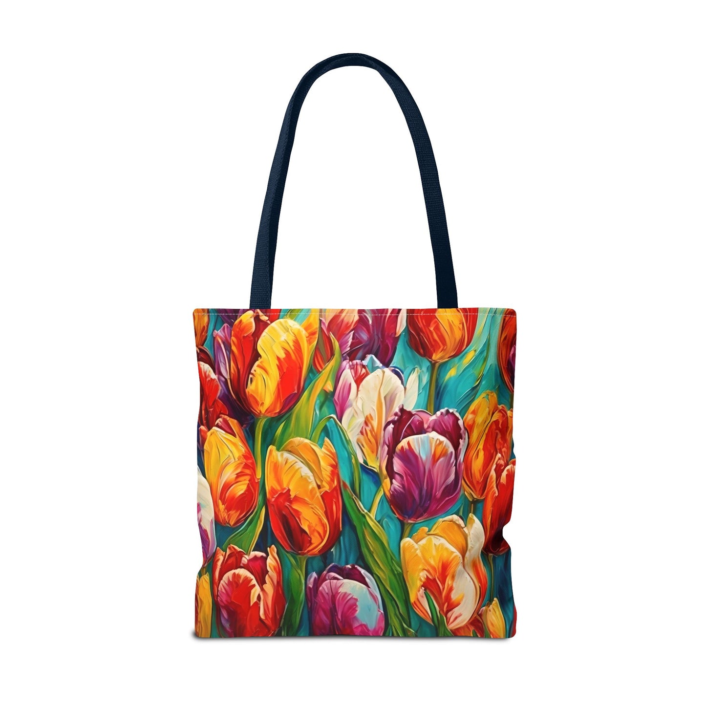 Vincent Van Gogh inspired Colorful Tulips Tote Bag