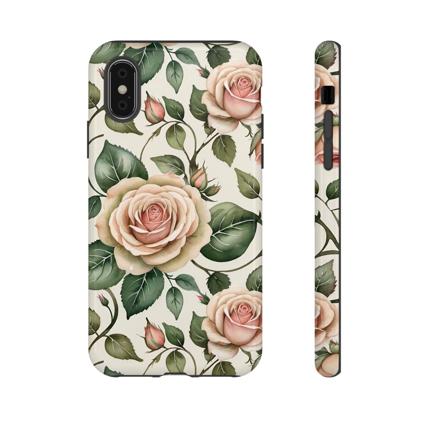 Watercolor Large Roses Tough Cases 2