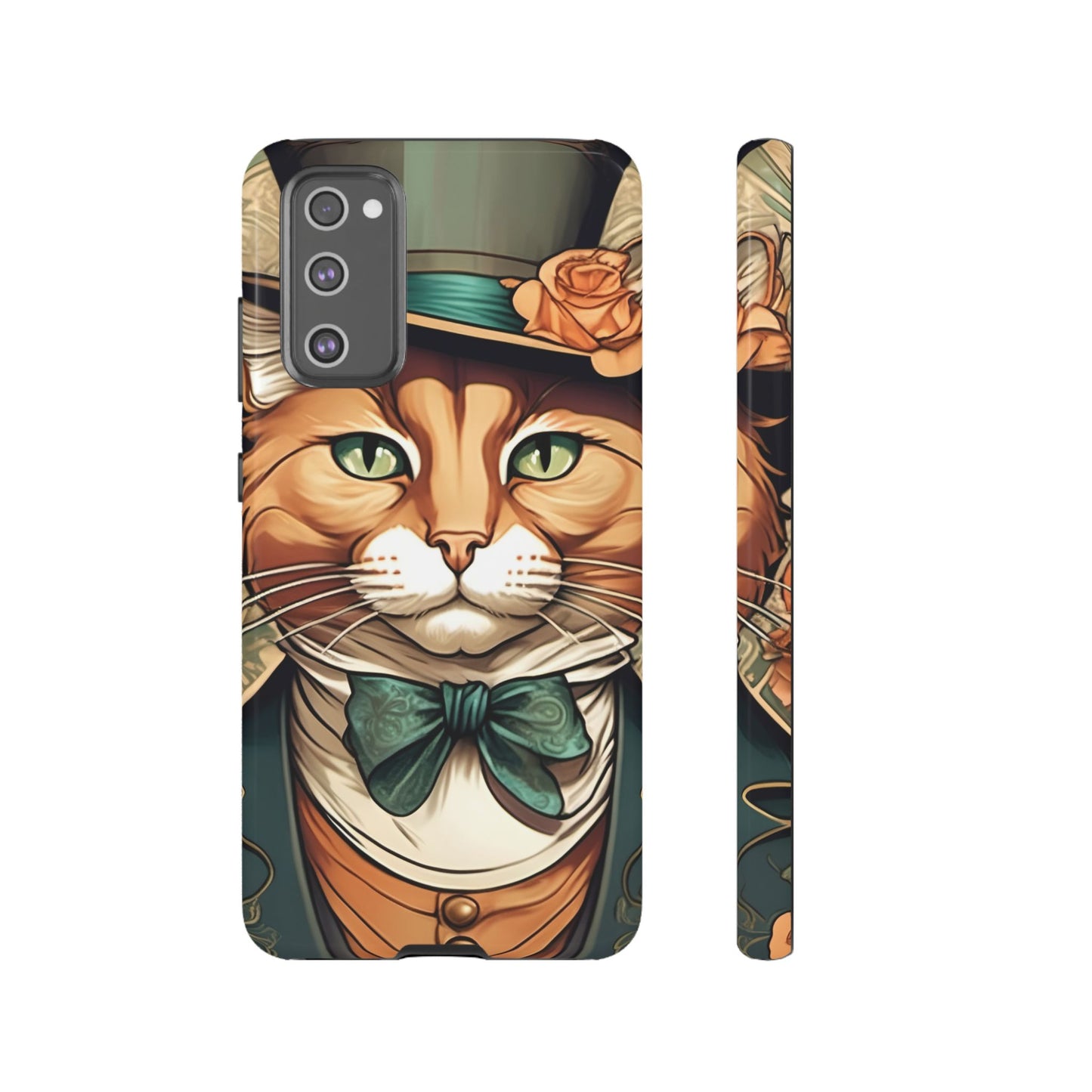 Alphonse Mucha Tough Phone Cases (A gentleman cat)