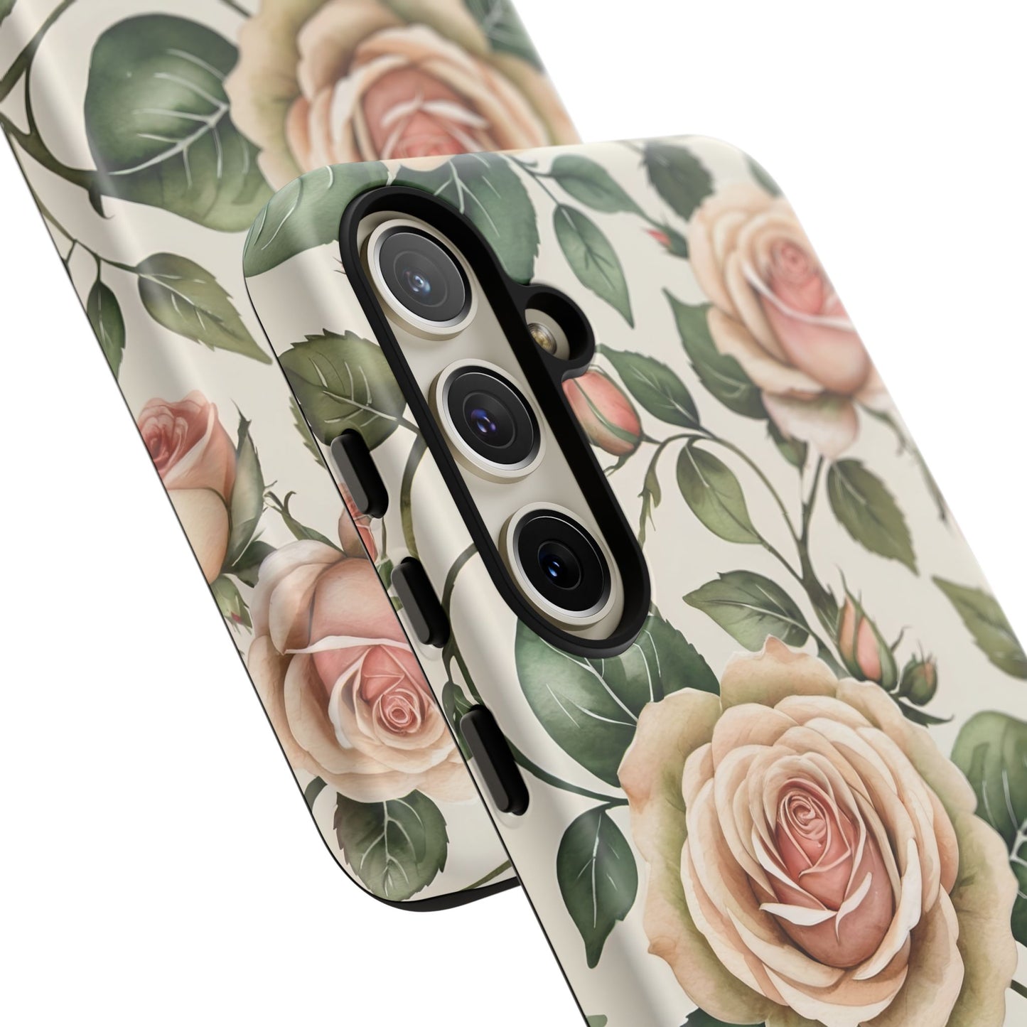 Watercolor Large Roses Tough Cases 2
