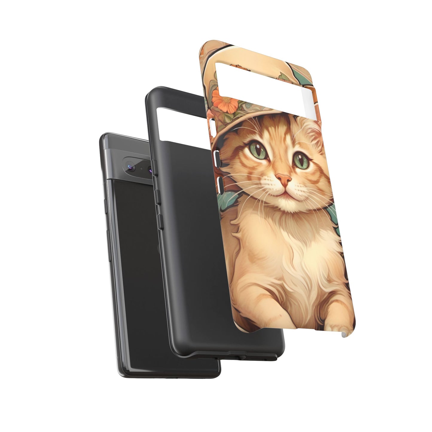 Alphonse Mucha Tough Phone Cases (A kitten)