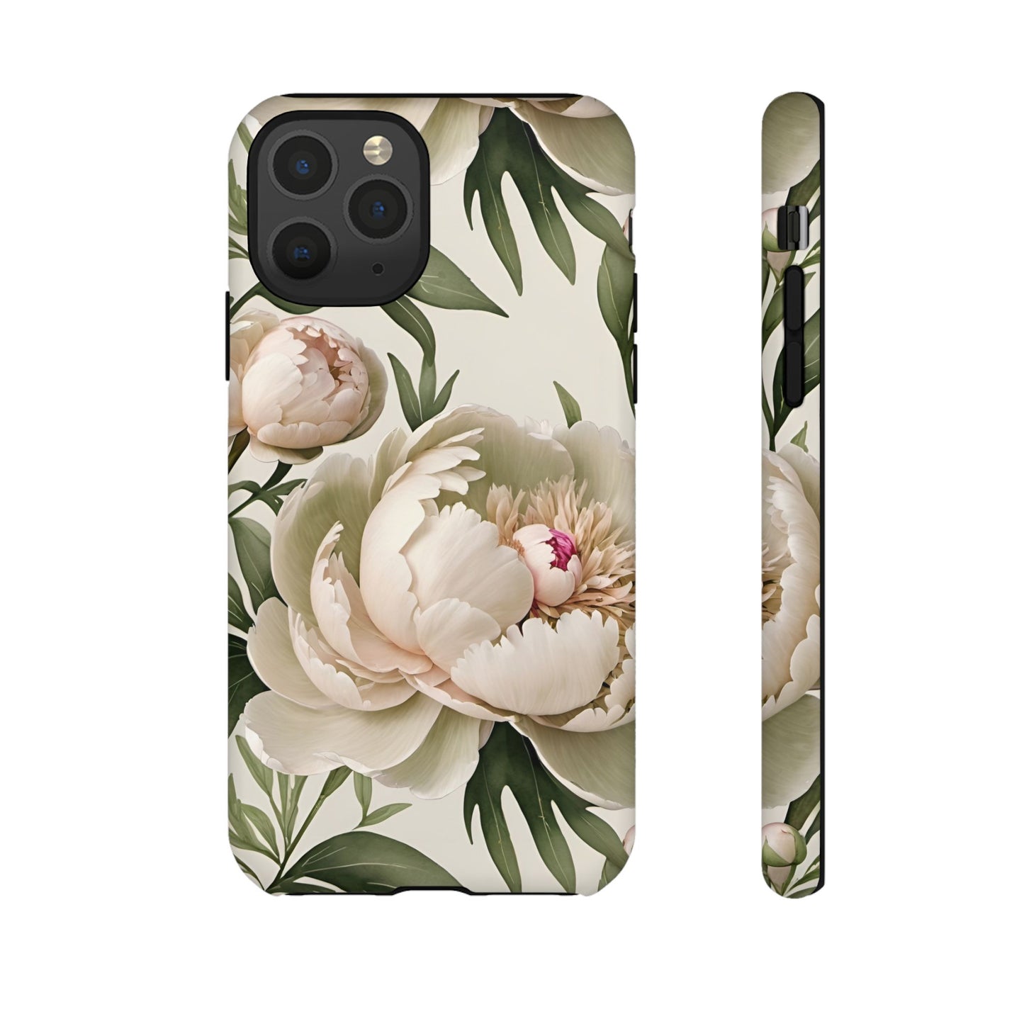 Watercolor Large Peonies Tough Cases