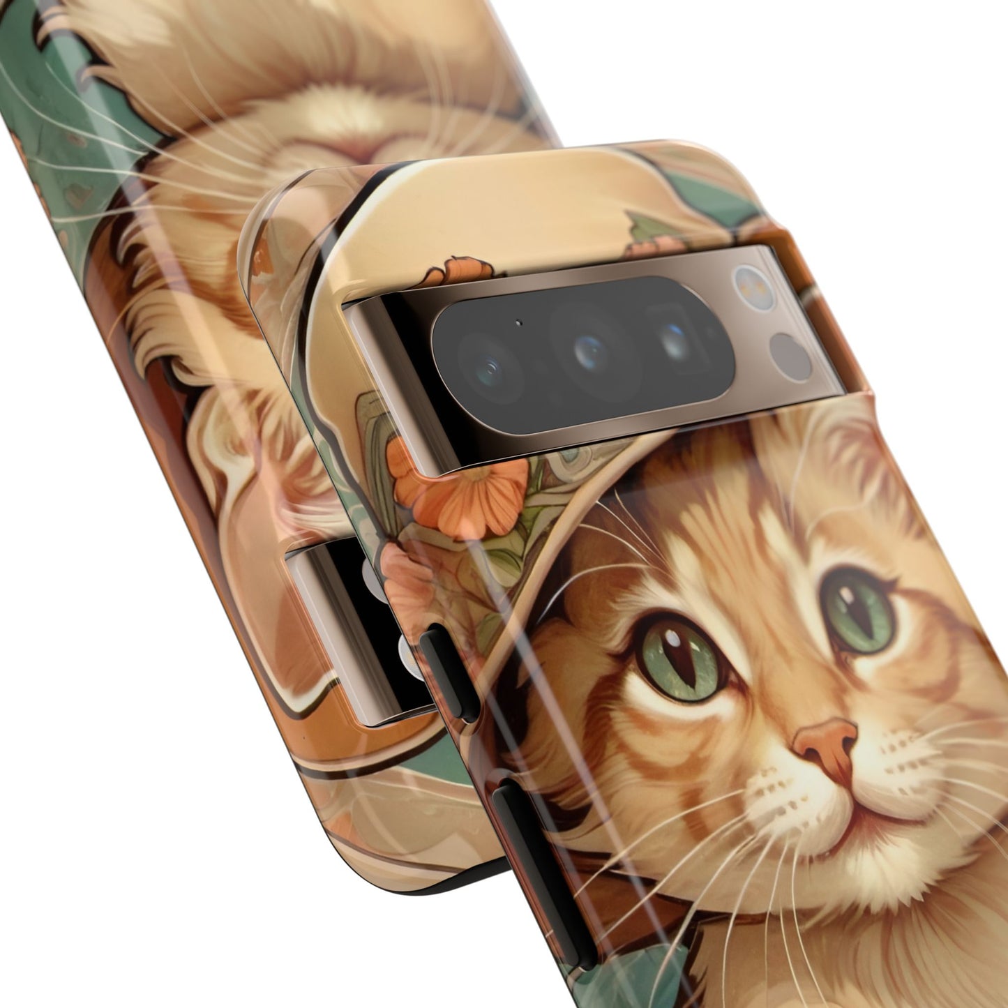 Alphonse Mucha Tough Phone Cases (A kitten)