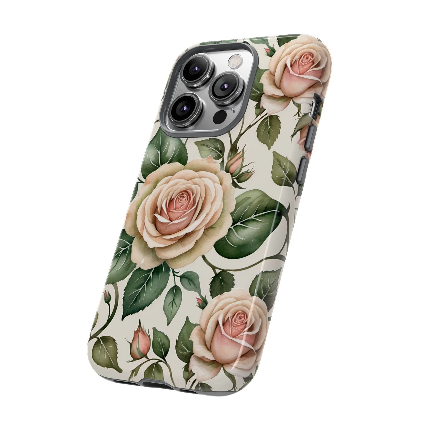 Watercolor Large Roses Tough Cases 2