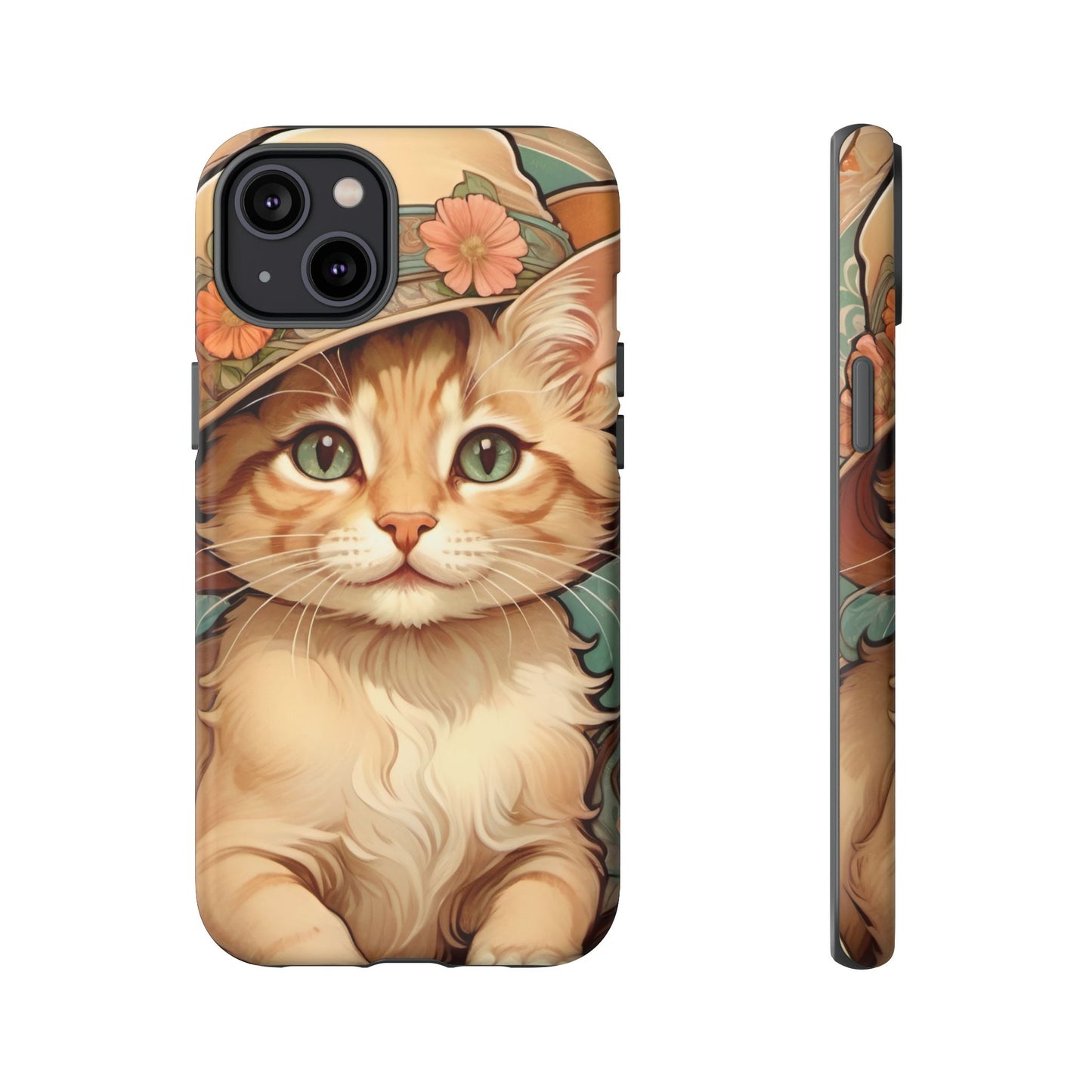 Alphonse Mucha Tough Phone Cases (A kitten)