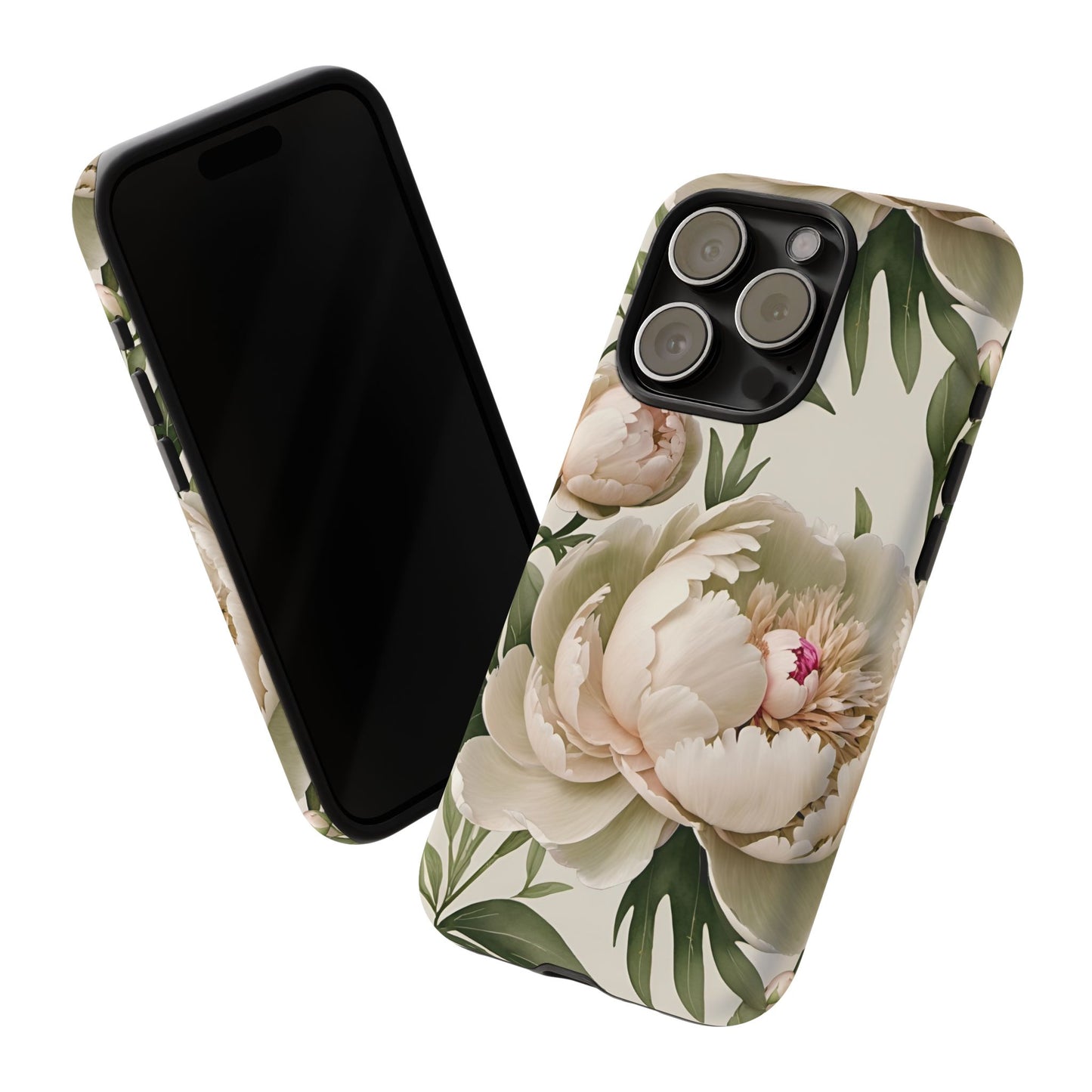 Watercolor Large Peonies Tough Cases