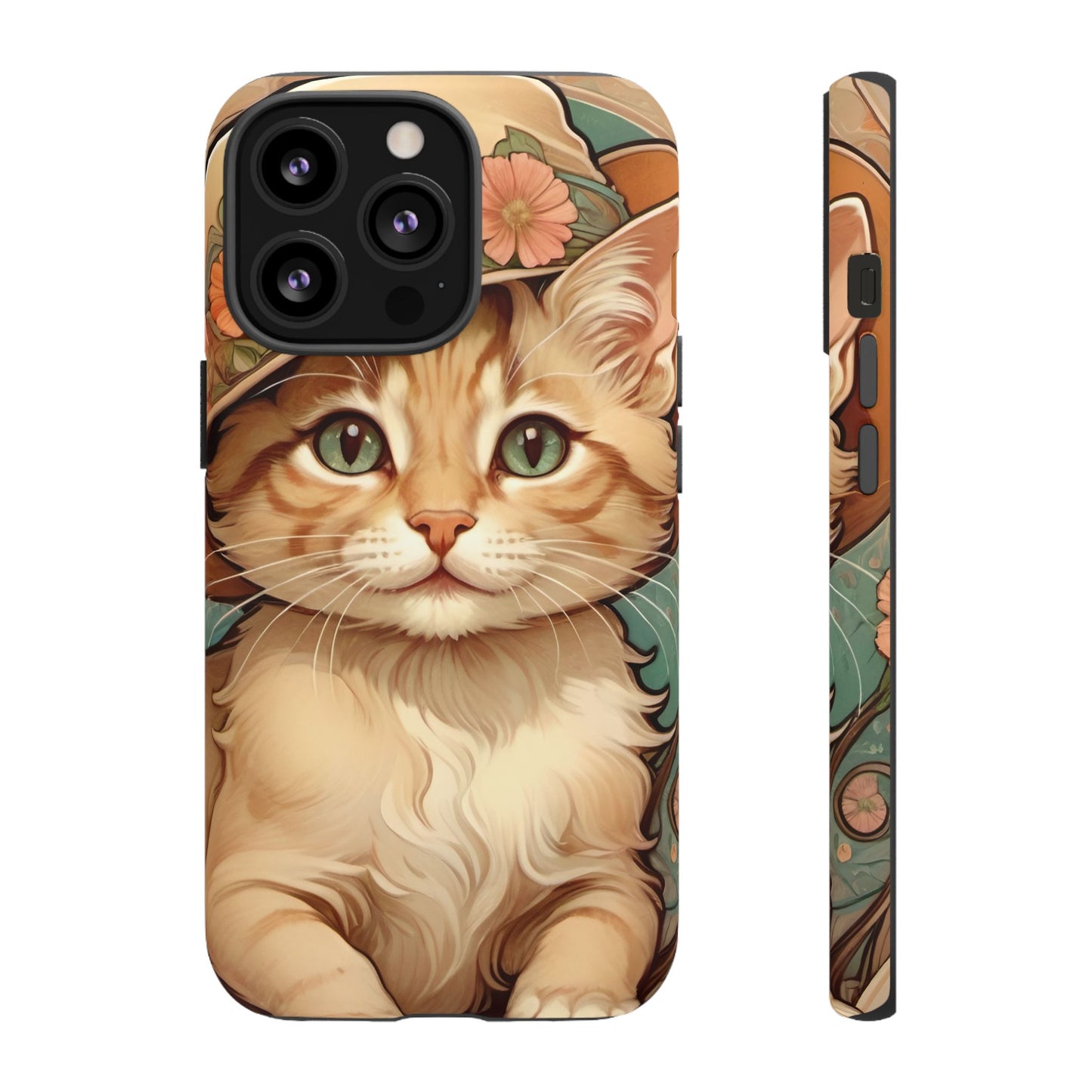 Alphonse Mucha Tough Phone Cases (A kitten)