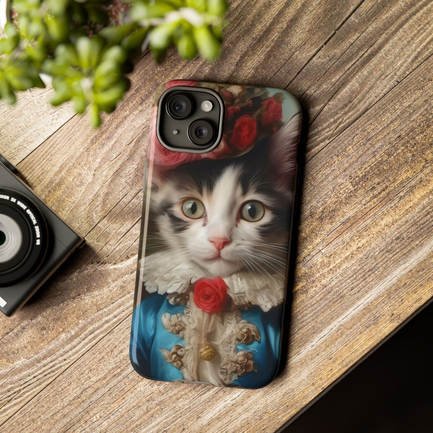 Rococo Cat Tough Phone Cases (A Kitten)