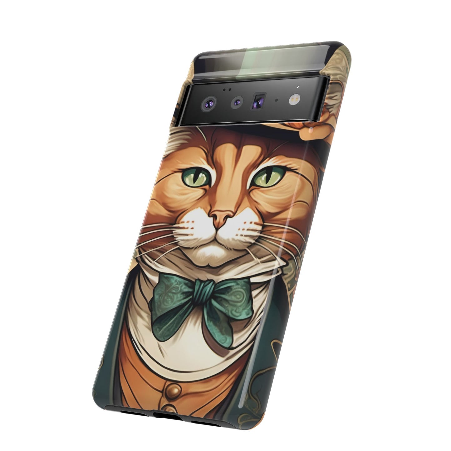 Alphonse Mucha Tough Phone Cases (A gentleman cat)