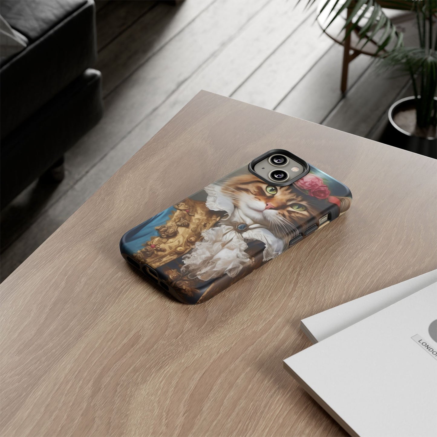 Rococo Cat Tough Phone Cases (A Gentleman)
