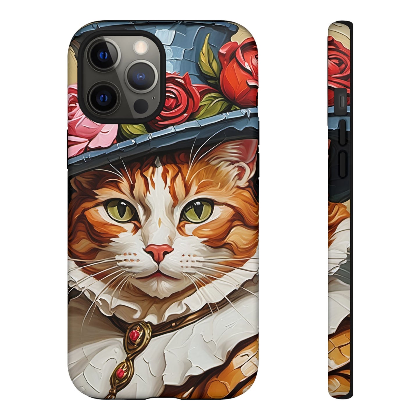 Oil Painting Cat Tough Phone Cases (A Gentleman)